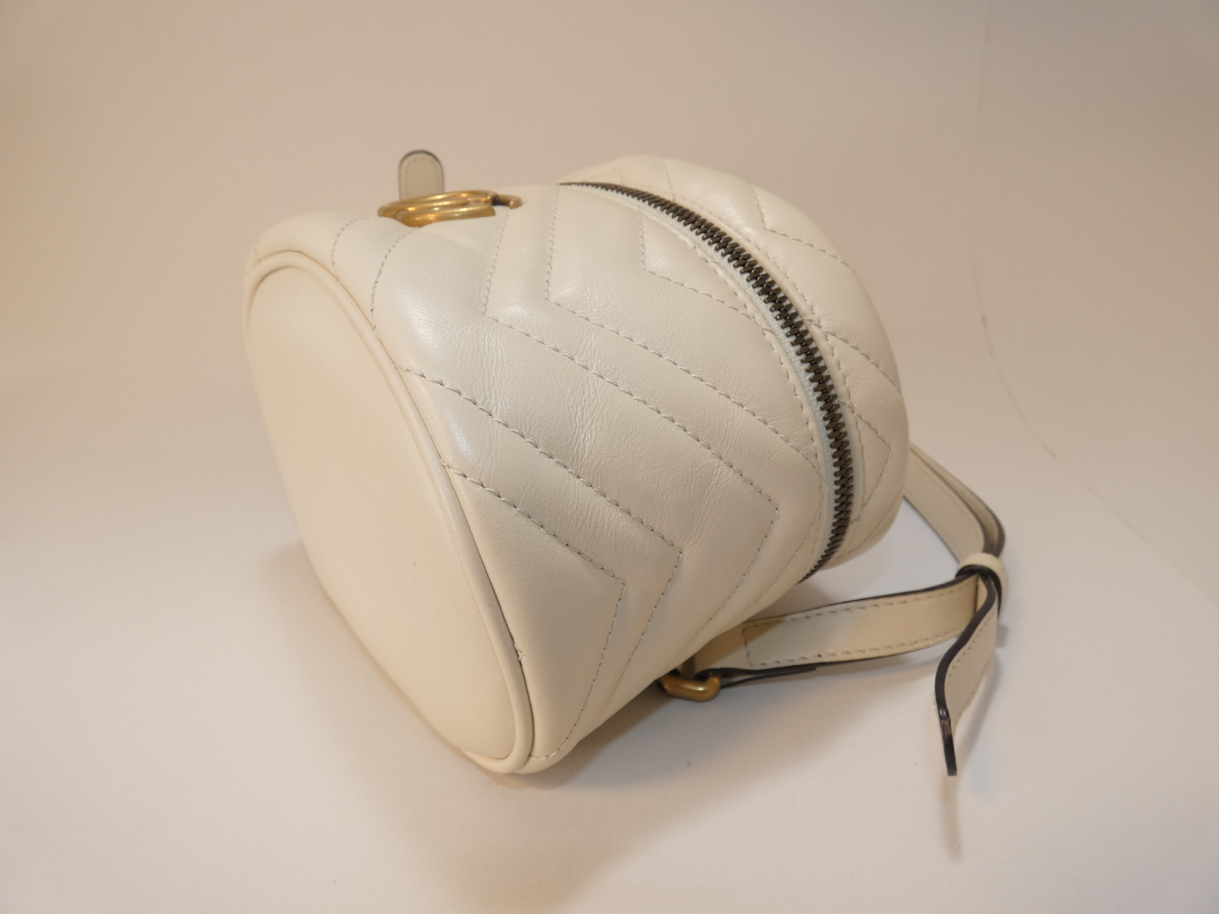 2-way Marmont Vanity Leather Chain Backpack — view 7