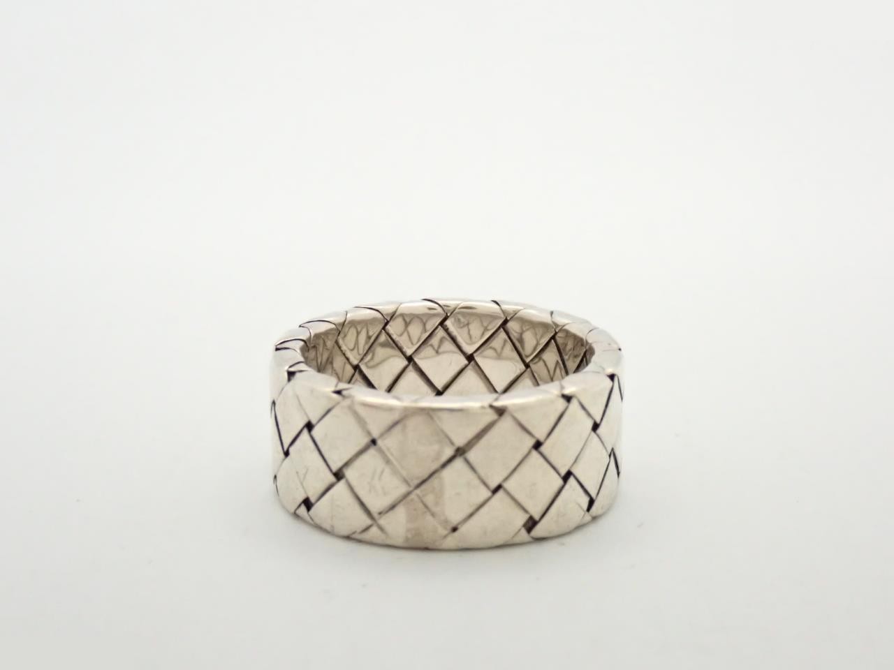 Ag925 Intrecciato Ring 14.0g — view 2