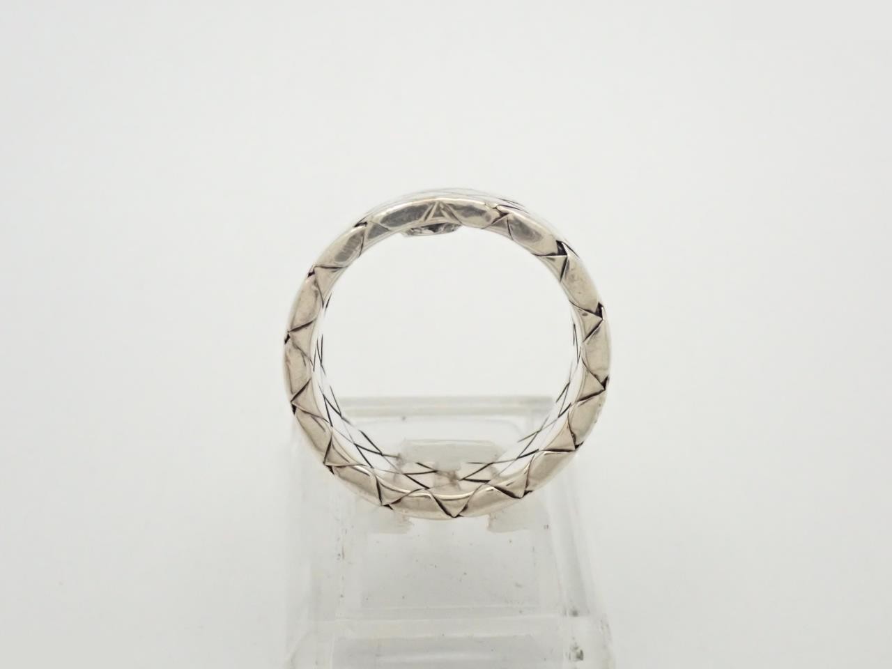 Ag925 Intrecciato Ring 14.0g — view 3
