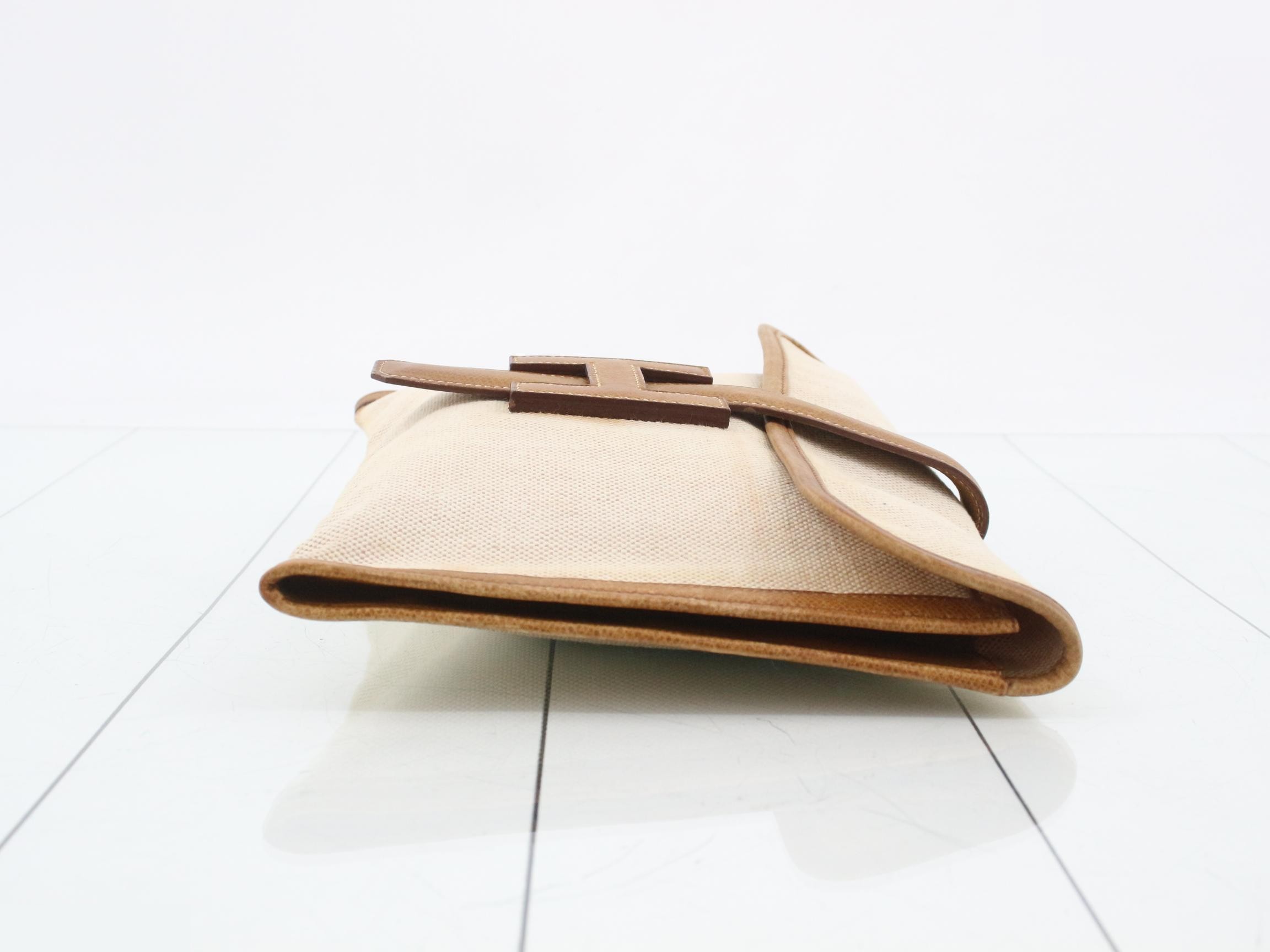Jige PM Toile H Clutch Bag H — view 3