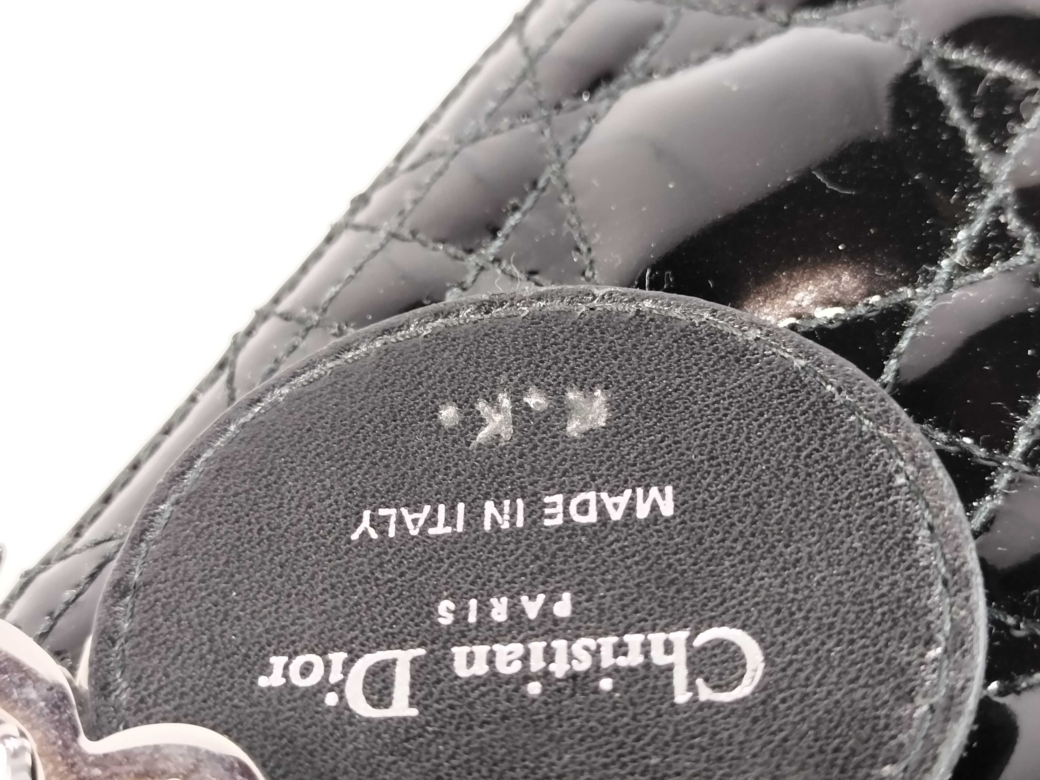 Lady Dior Christian Handbag Lady Black Handbag — view 13