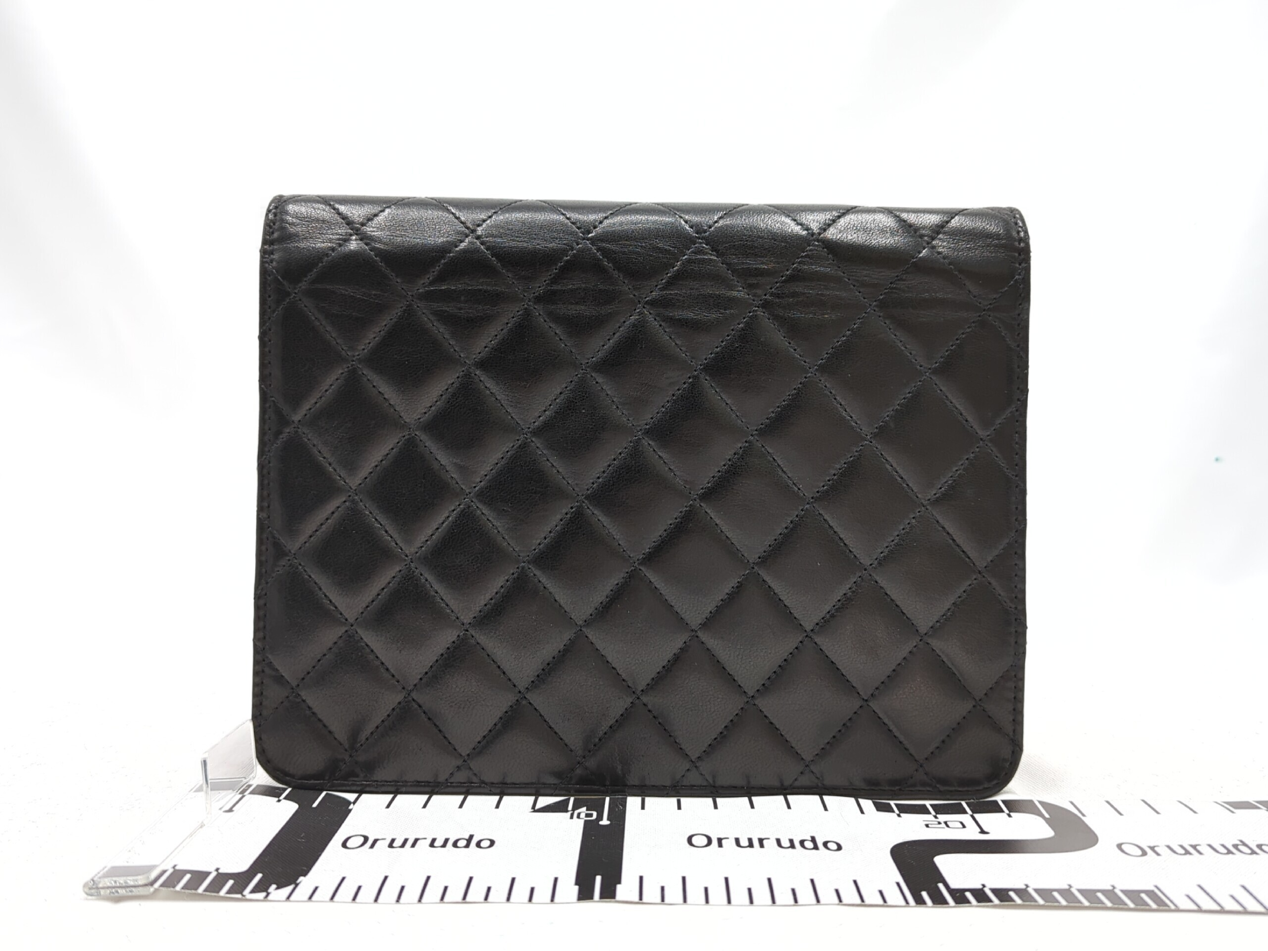 Lambskin Push-Lock Chain Shoulder Bag — view 2