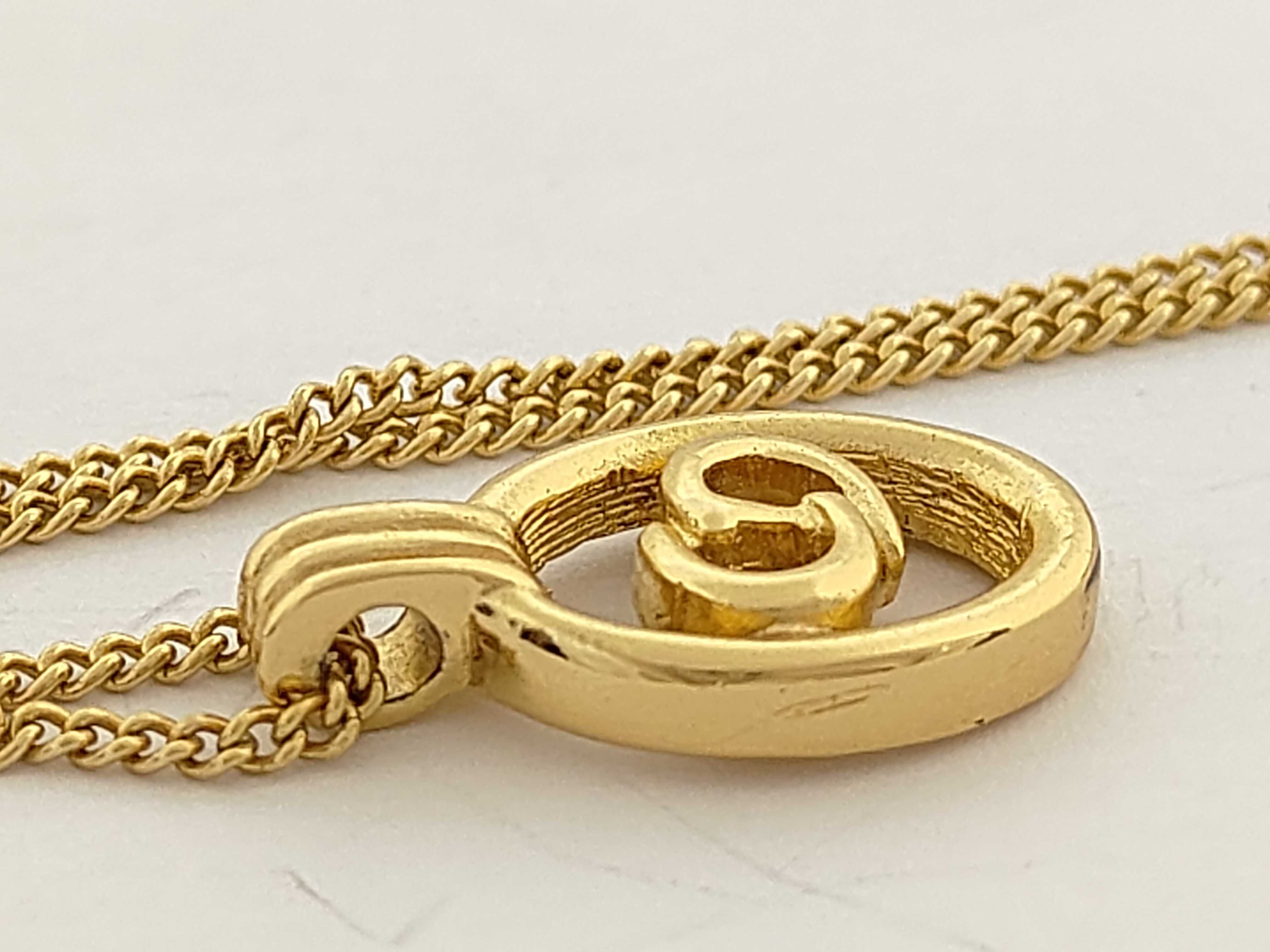 Gold Logo Necklace — view 4
