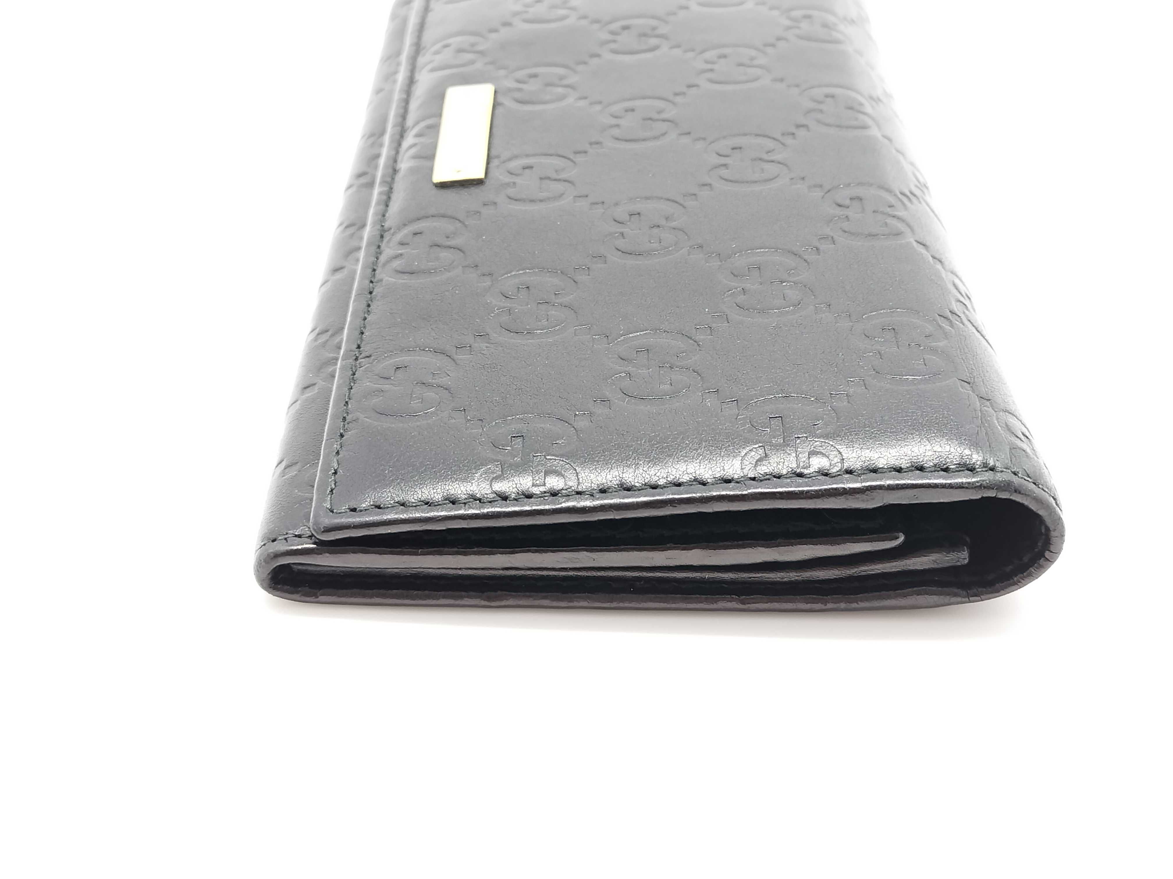 GG Shima Long Wallet, Black — view 5
