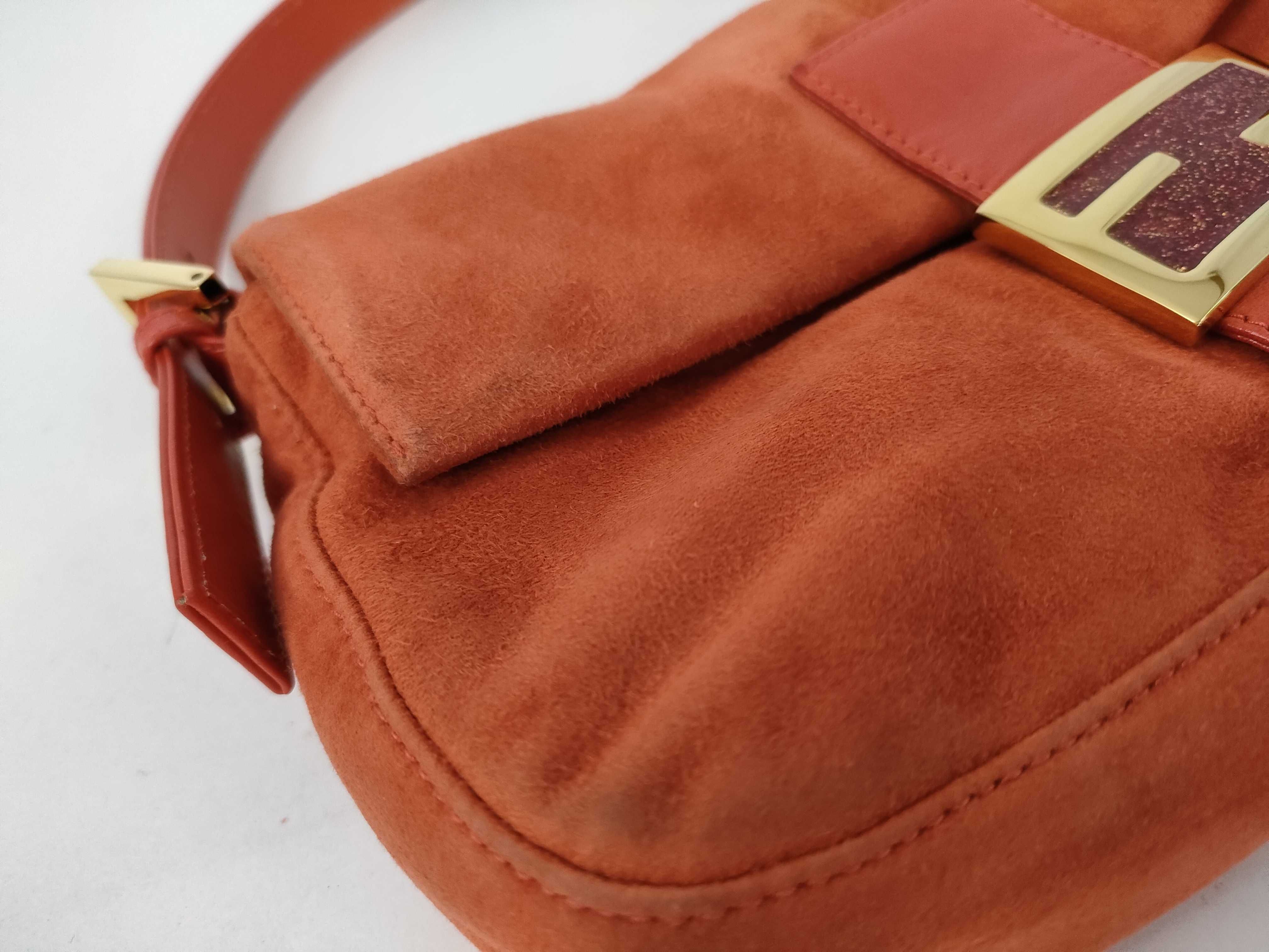 Mamma Fendi Mamma Suede Shoulder Handbag — view 15