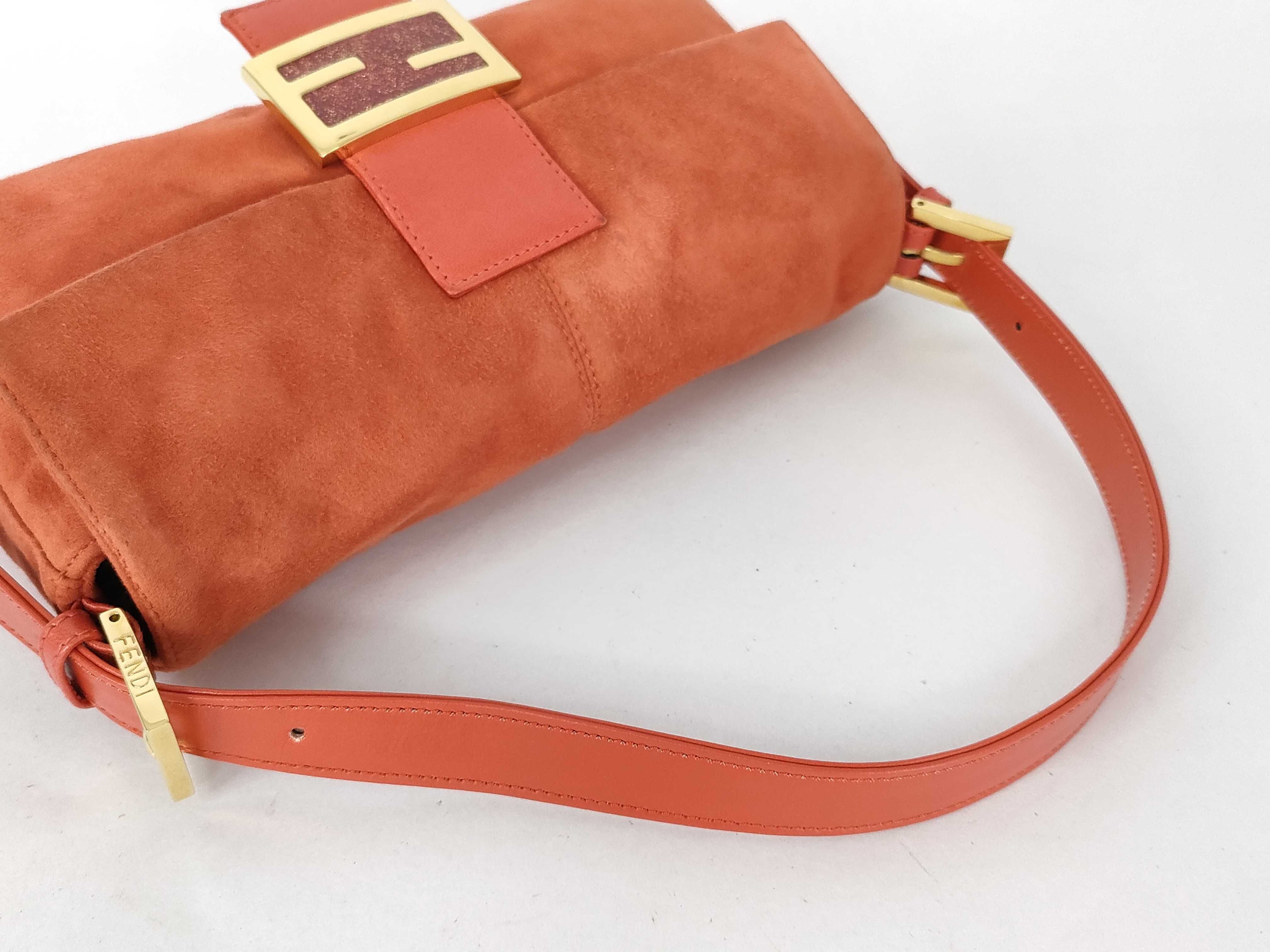 Mamma Fendi Mamma Suede Shoulder Handbag — view 3