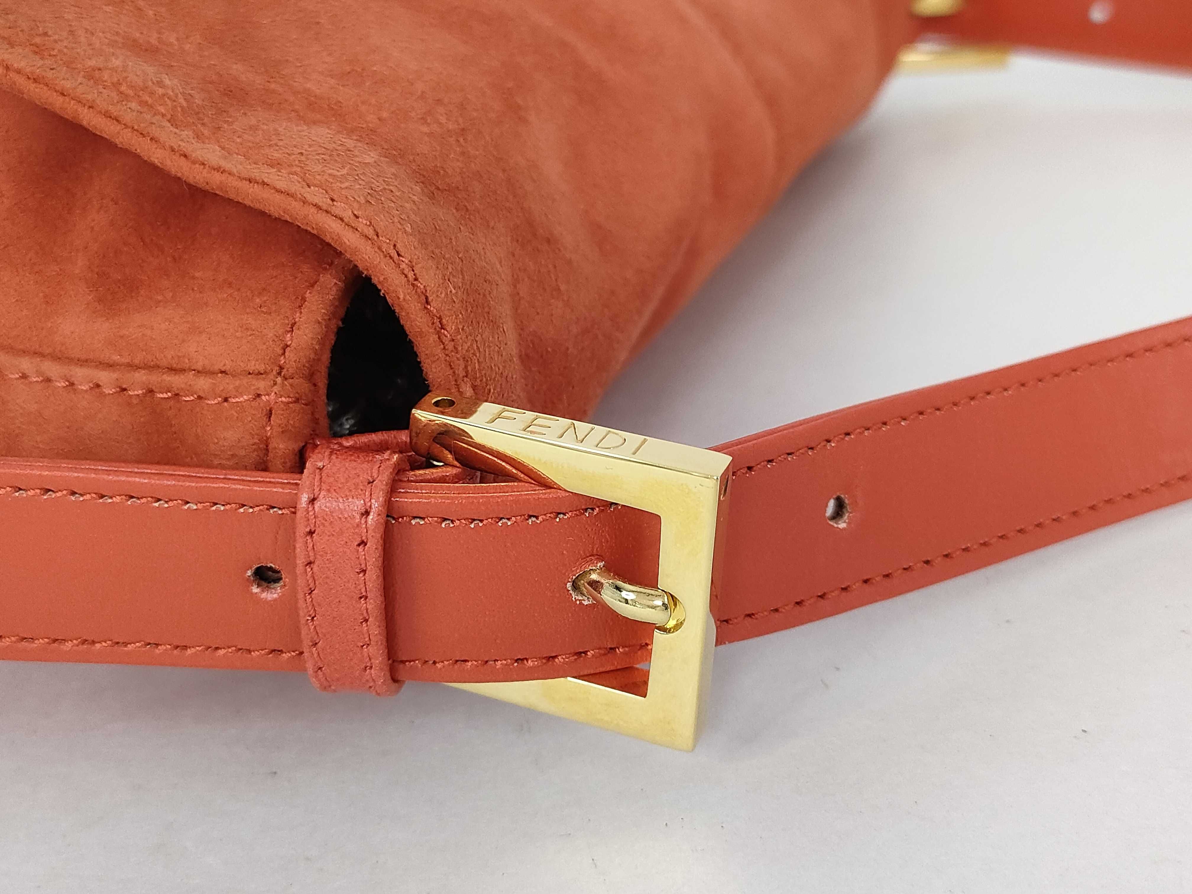 Mamma Fendi Mamma Suede Shoulder Handbag — view 5