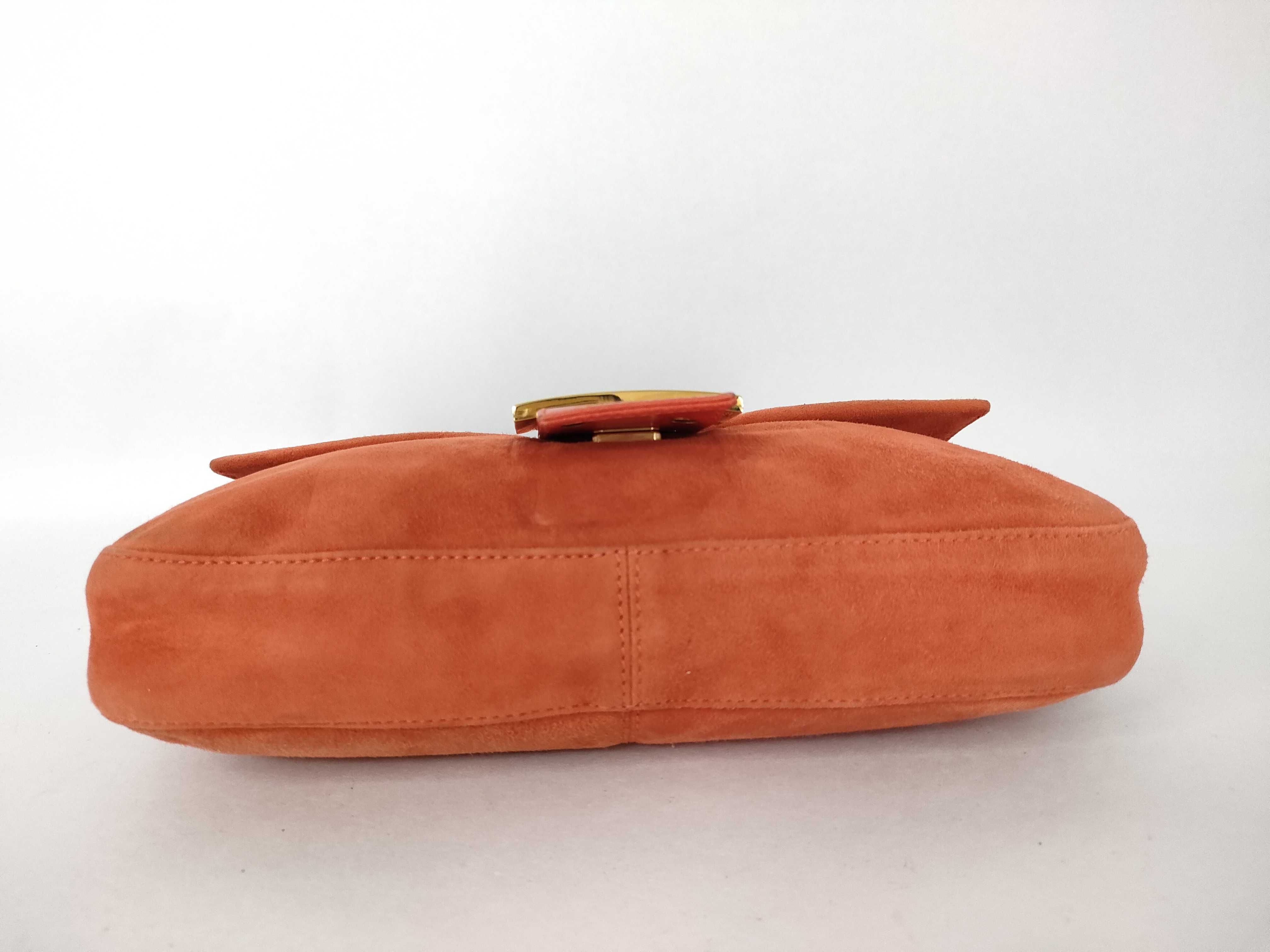 Mamma Fendi Mamma Suede Shoulder Handbag — view 7