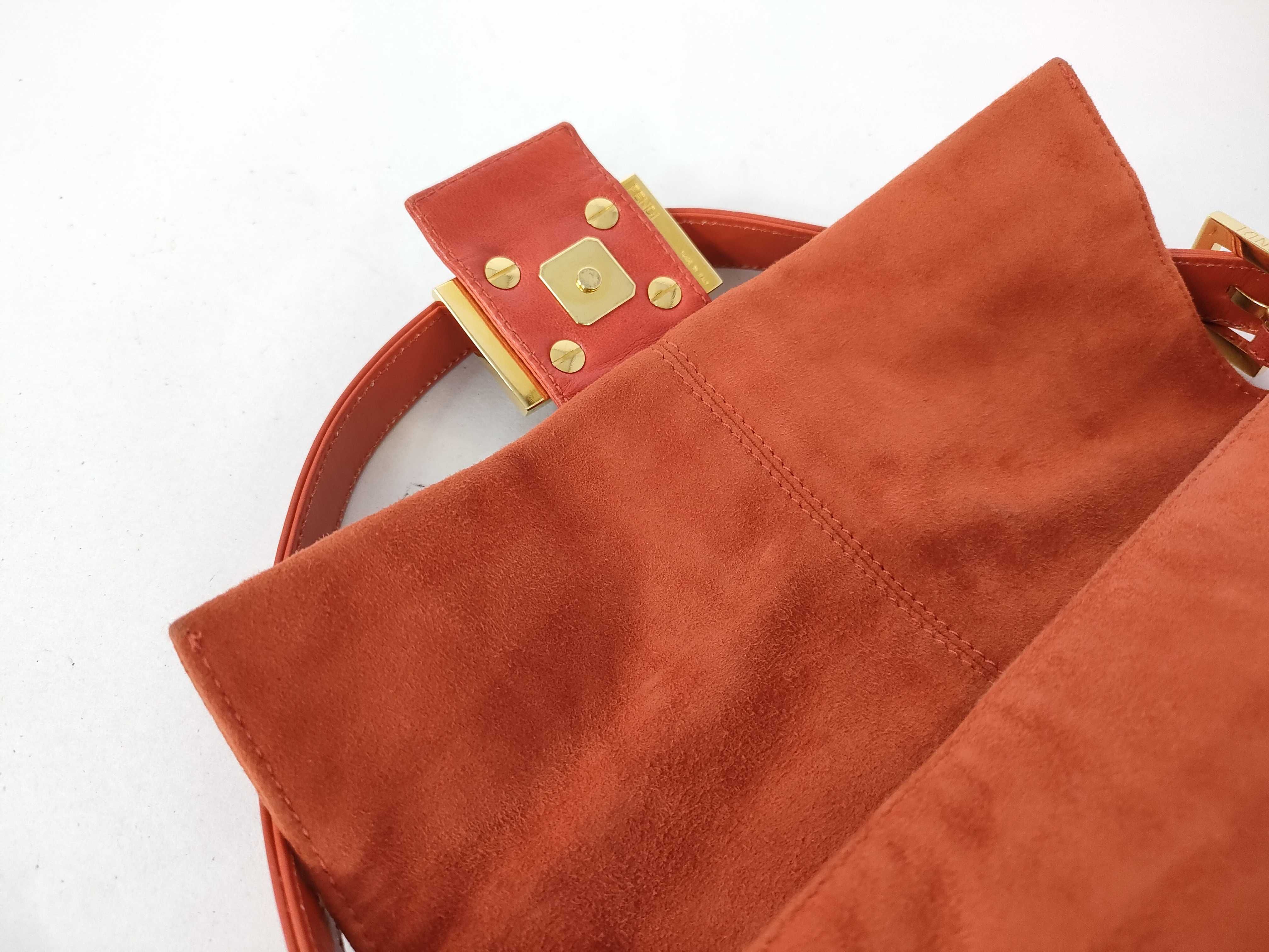 Mamma Fendi Mamma Suede Shoulder Handbag — view 8