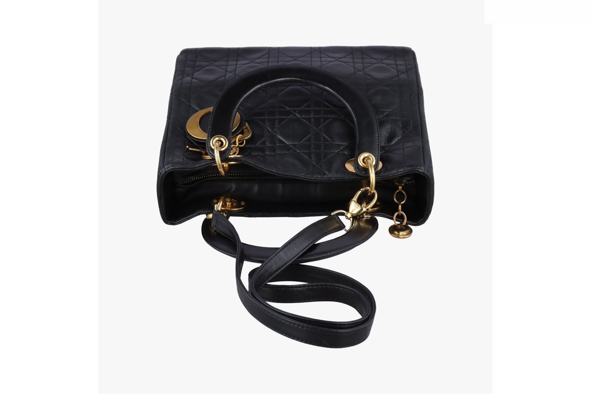 Lady Dior Lambskin Black — view 5