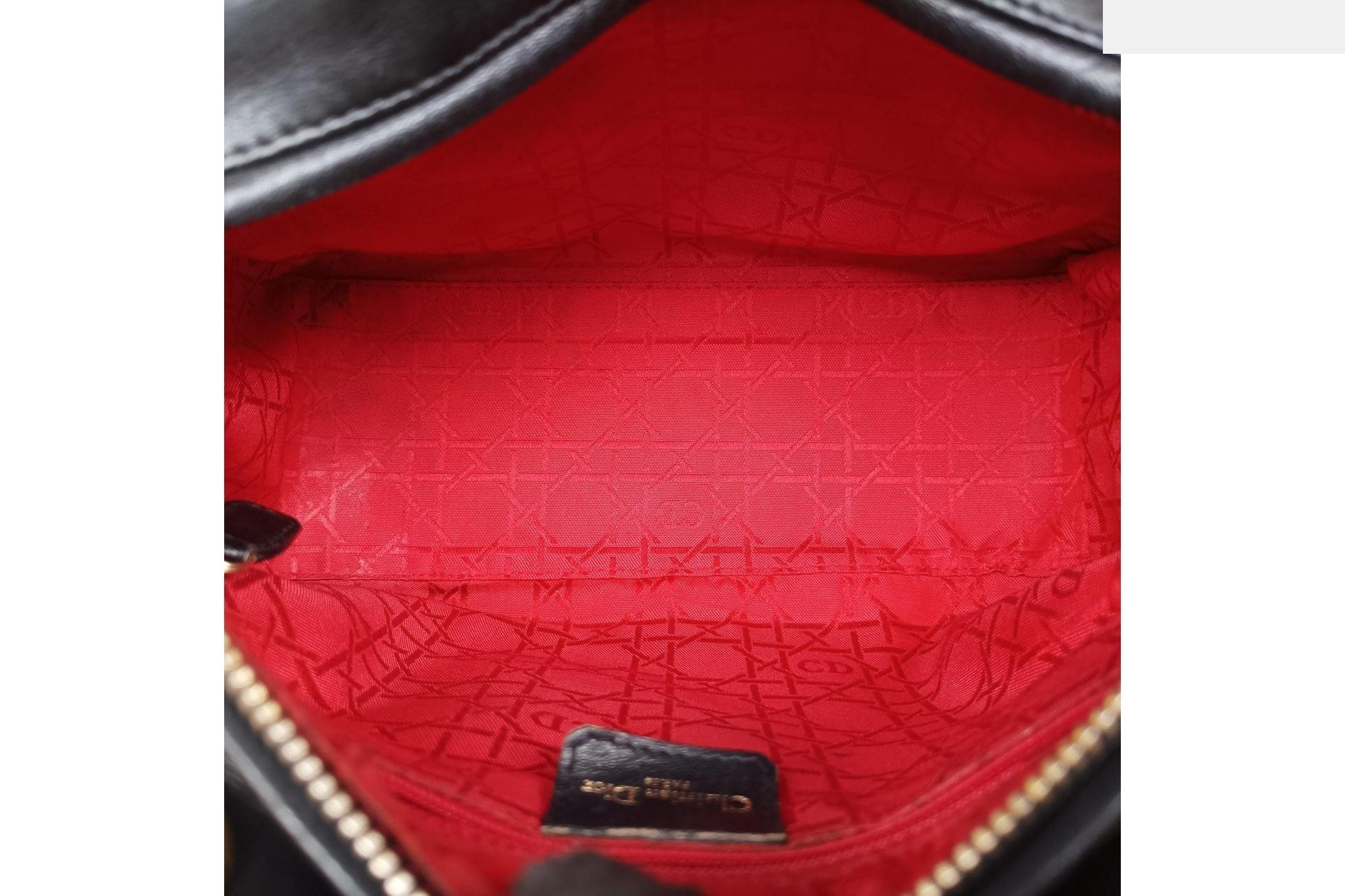 Lady Dior Lambskin Black — view 6