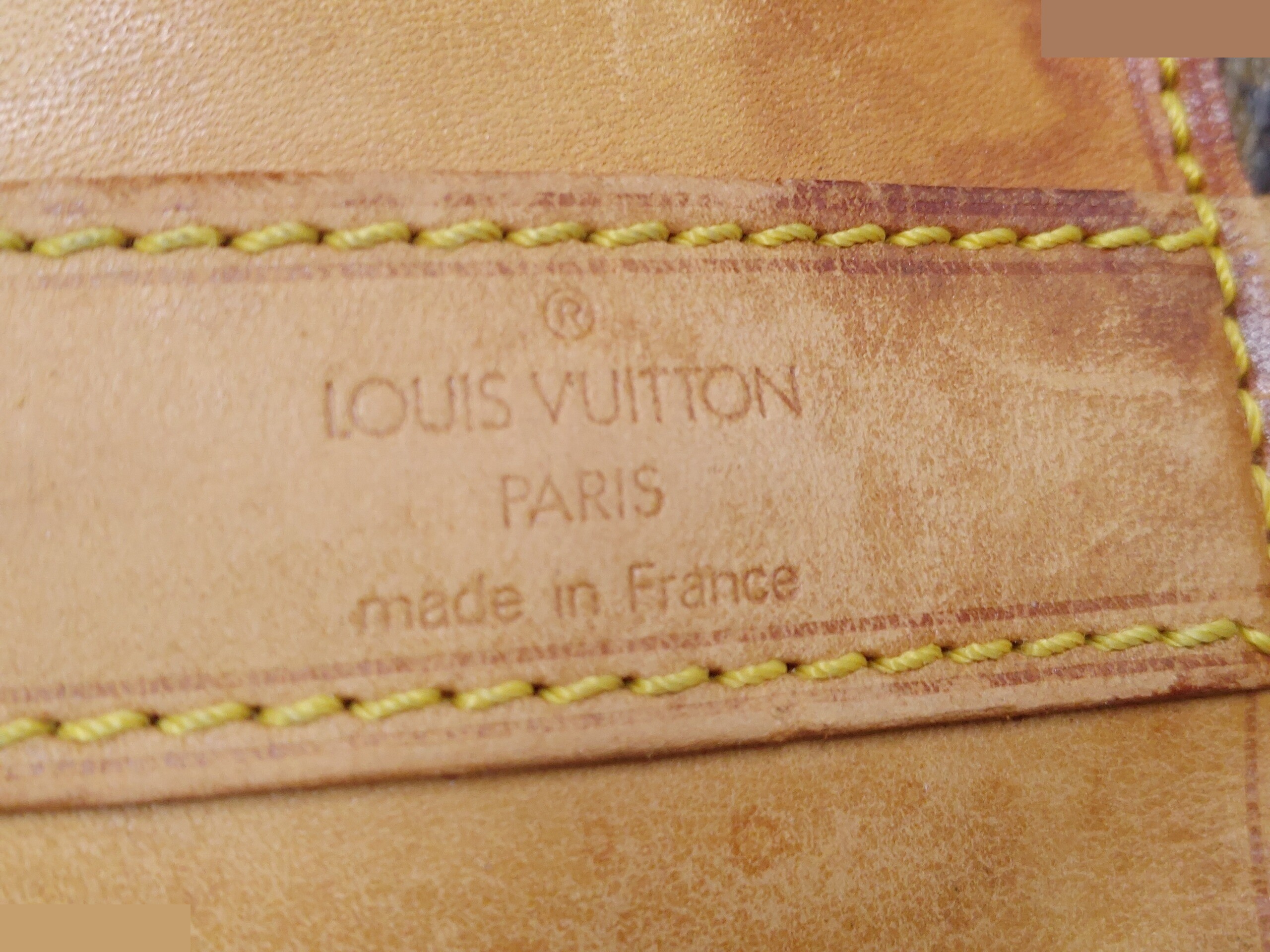 Monogram Randonee GM M42244, serial number unclear, with pouch, PVC, brown. — view 12