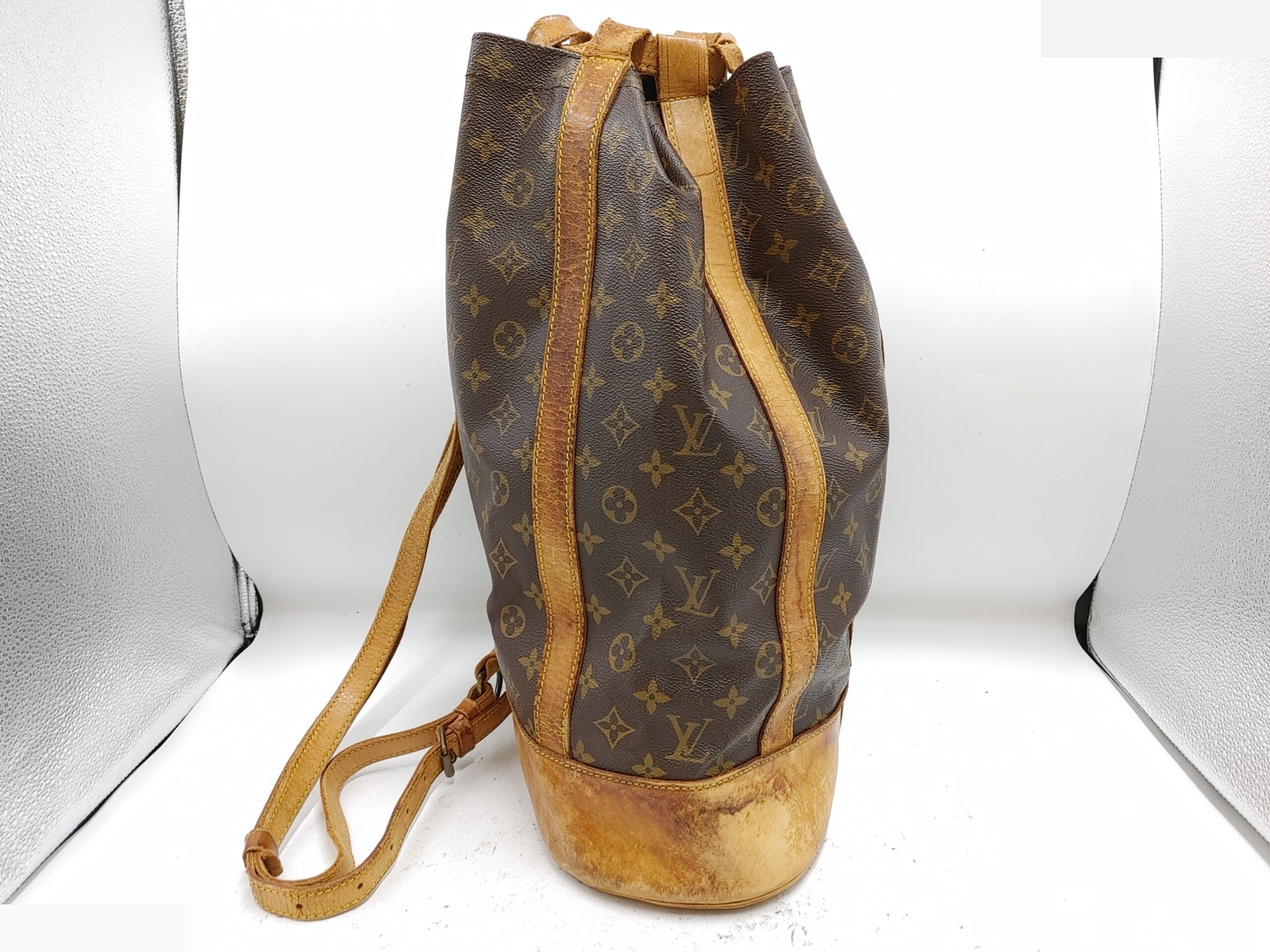 Monogram Randonee GM M42244, serial number unclear, with pouch, PVC, brown. — view 3