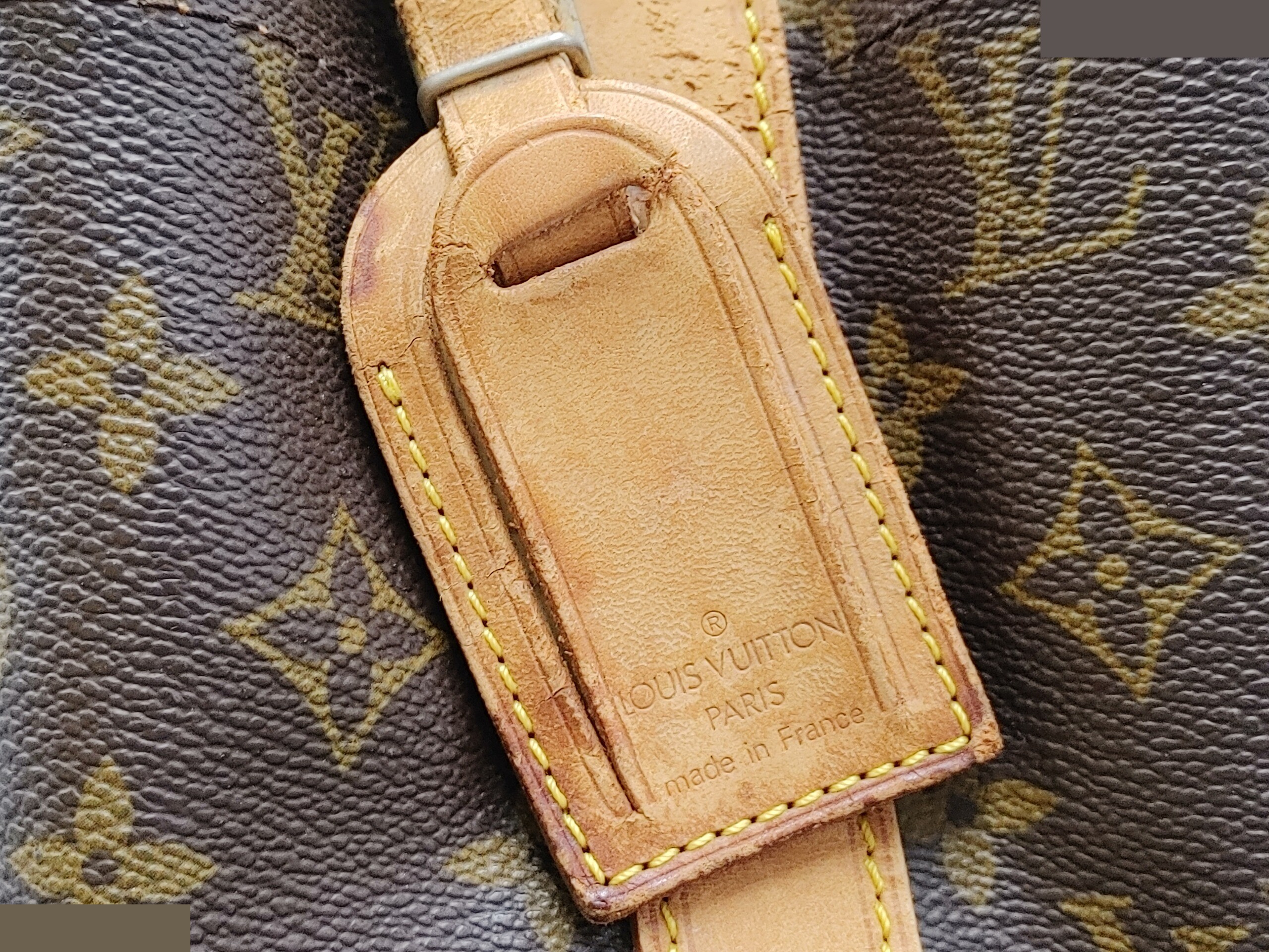 Monogram Randonee GM M42244, serial number unclear, with pouch, PVC, brown. — view 7