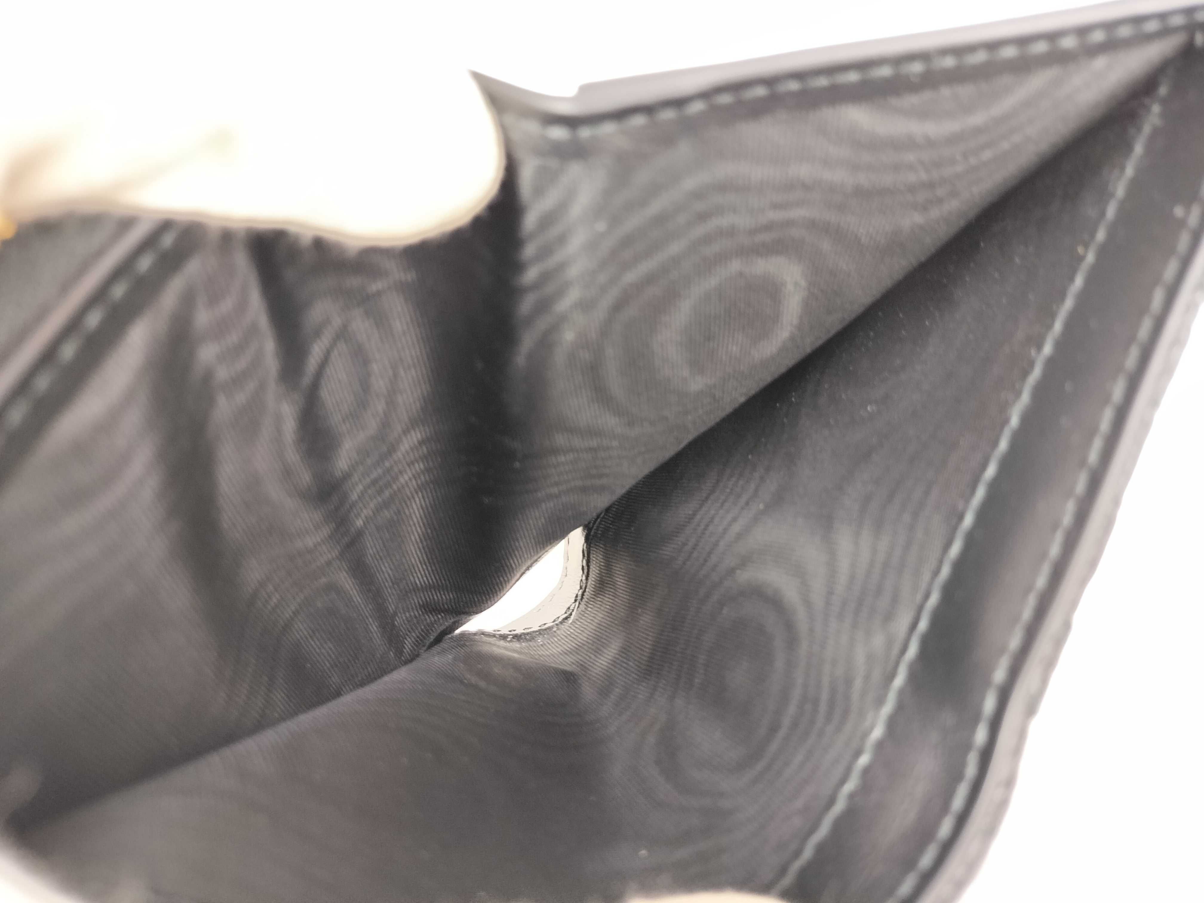 Caro Acacias Bi-fold Wallet, Cannage Calfskin, Noir (Black) — view 11