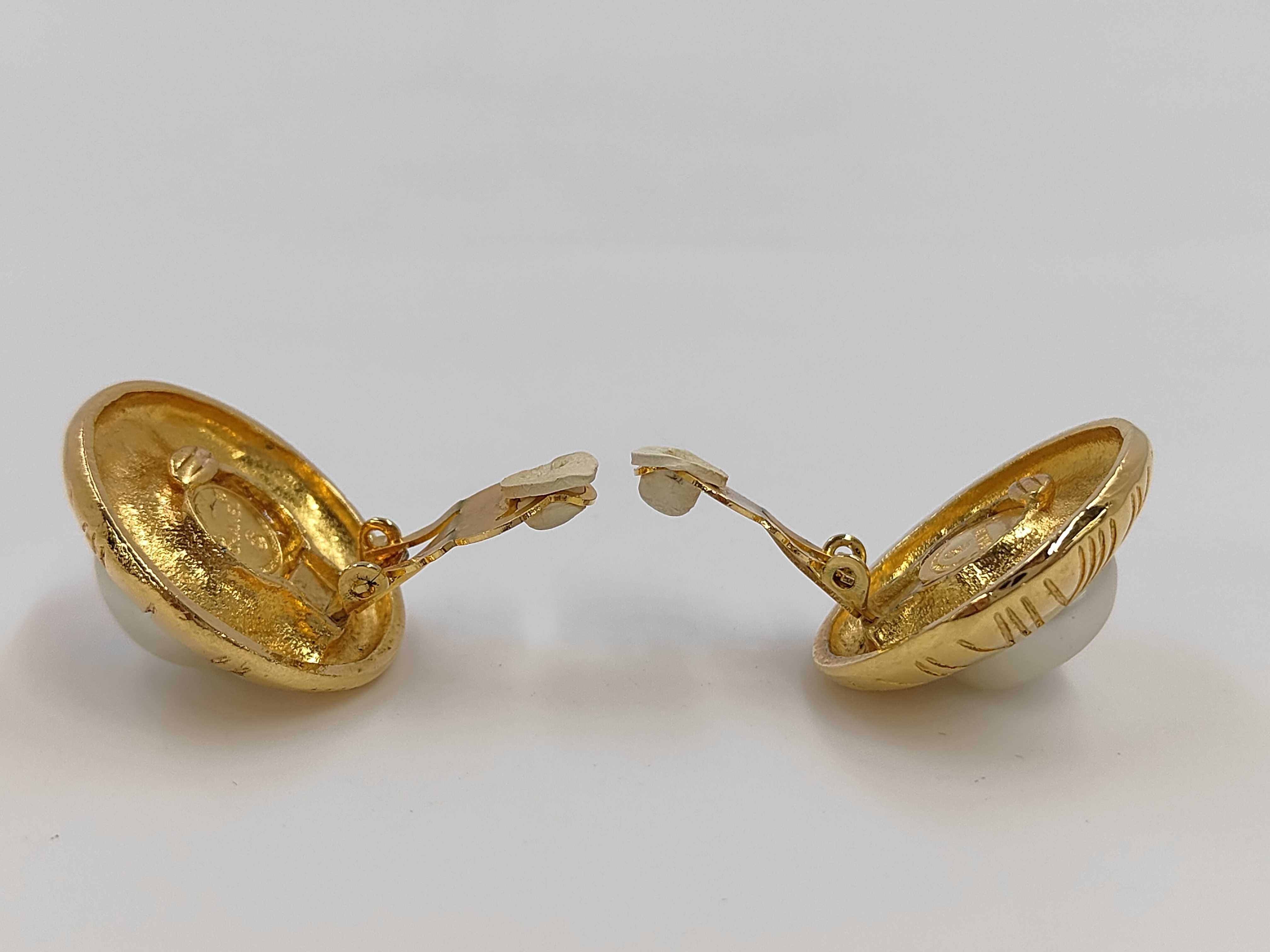 Faux Pearl GP Earrings — view 4