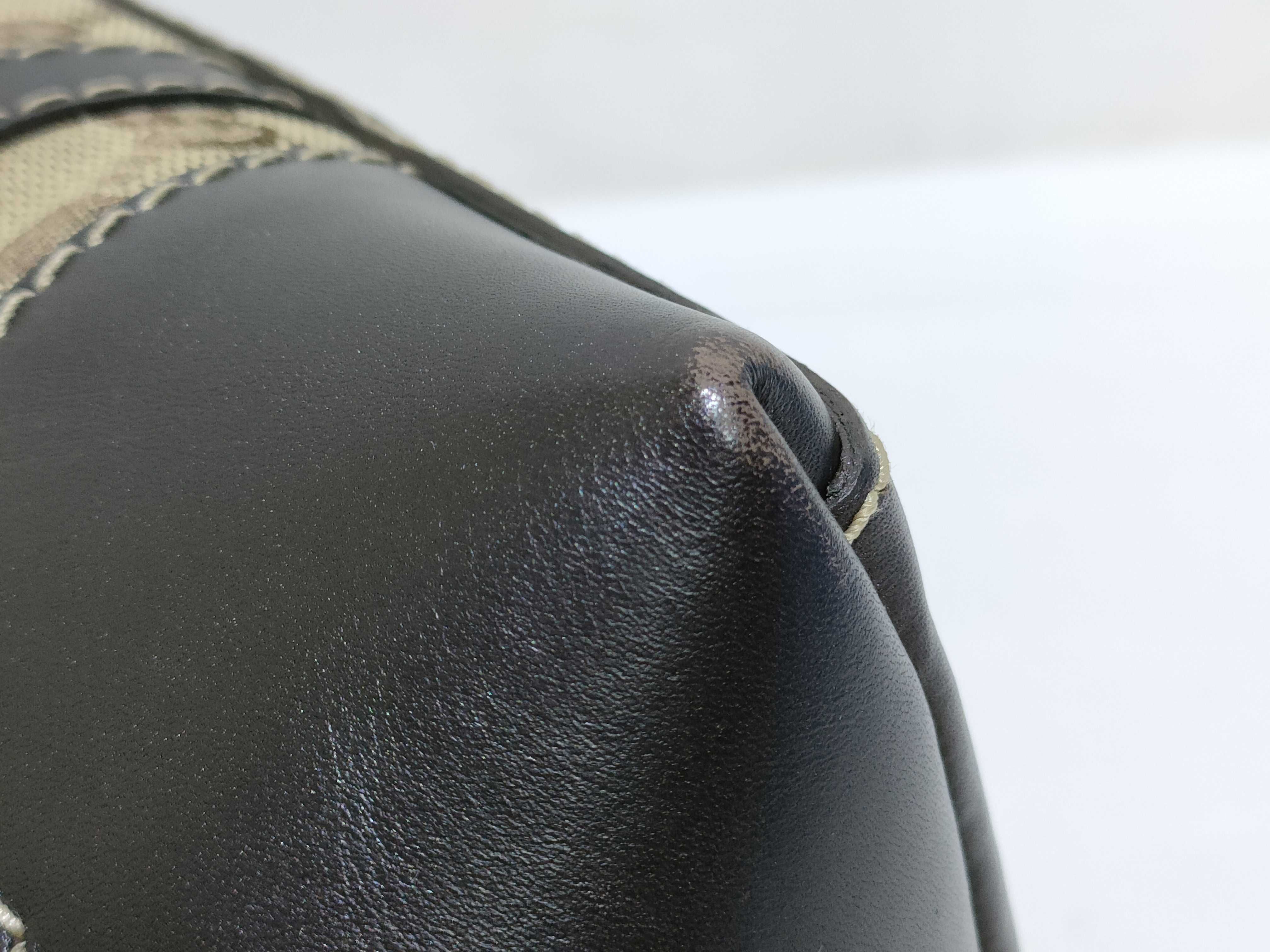GG Canvas Lovely Canvas x Leather Handbag Beige x Brown 257069 Handbag — view 6