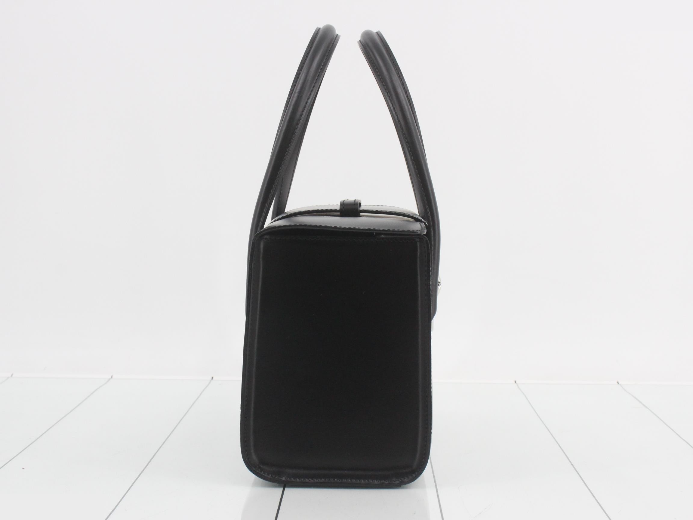 Panthère Box Bag, Leather, Black, S-type hardware, Dust bag included, 24 x 16 x 12 cm — view 4
