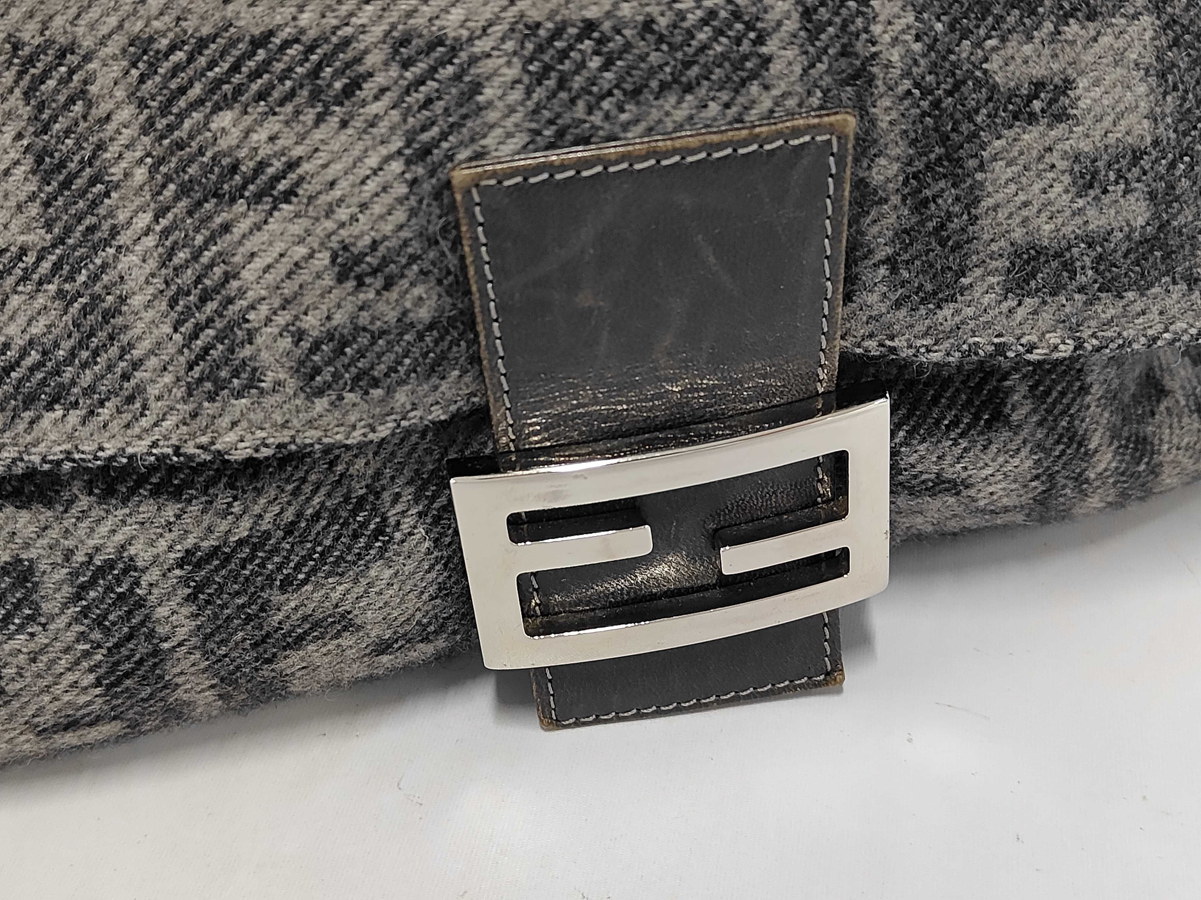 Grey Wool Mamma Bucket Bag 2308 26325 099 — view 8