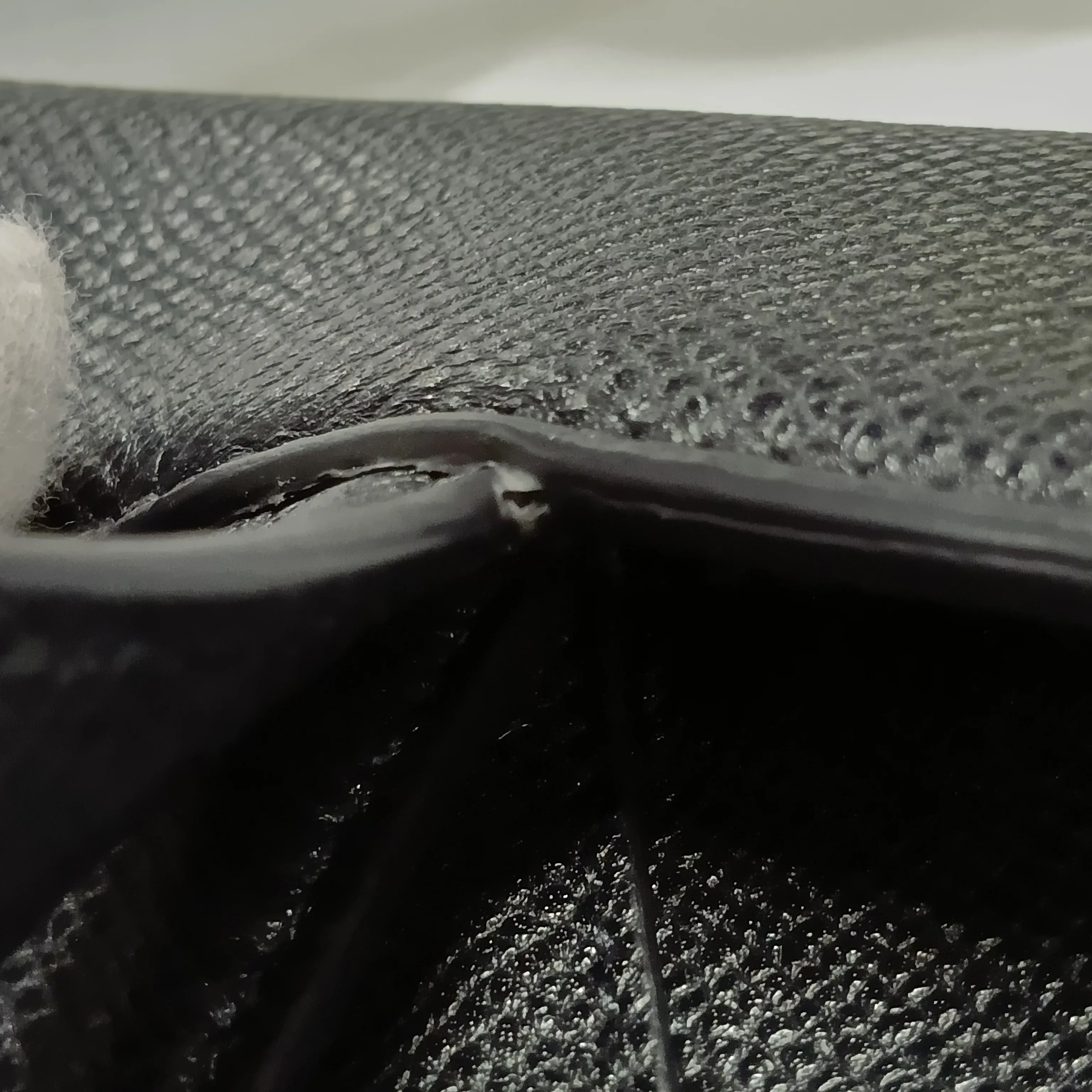 Saddle Bag Leather Shoulder Bag Black — view 11