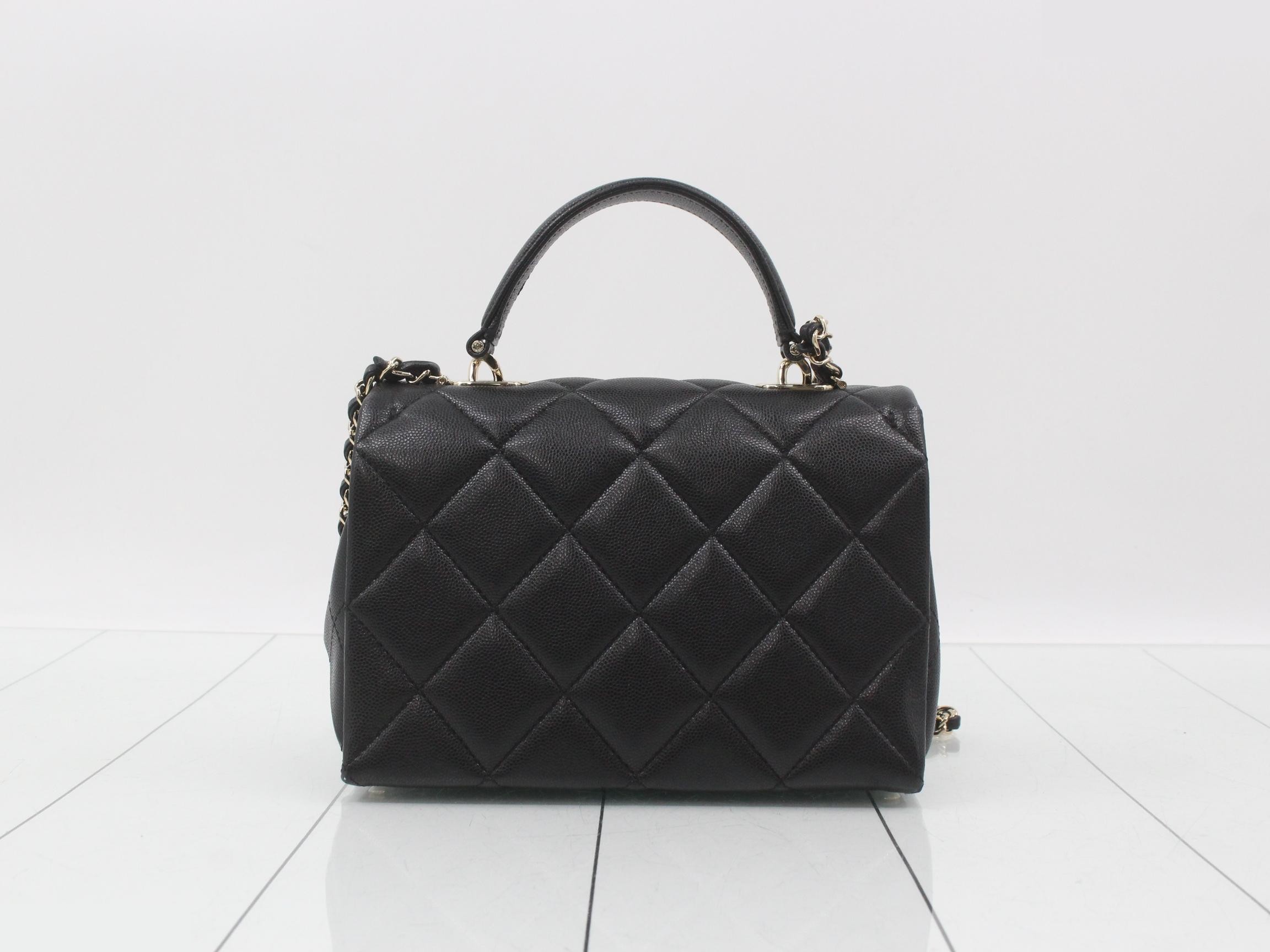 Top-handle mini flap bag / Matelassé shoulder bag AS471 — view 2