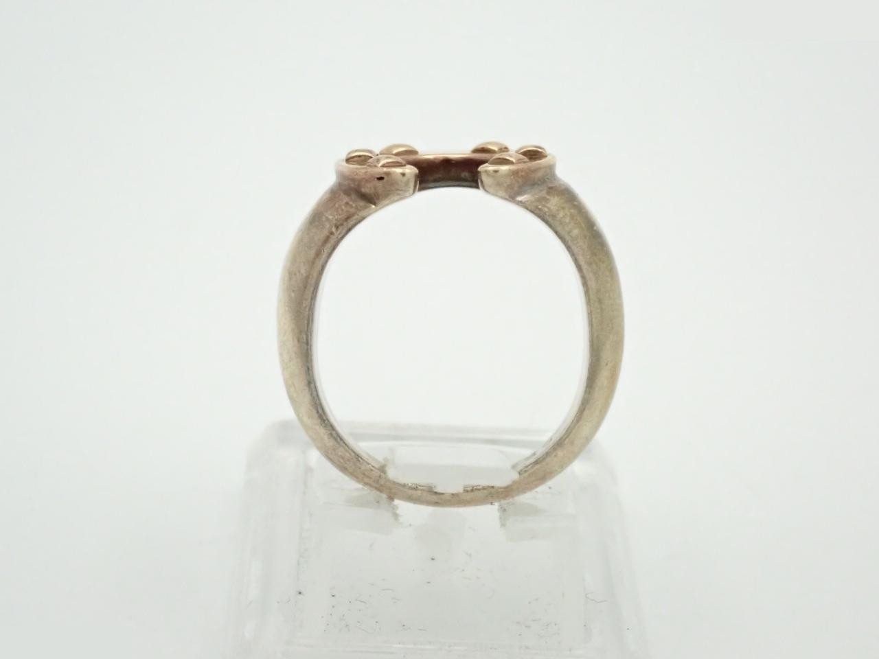 Horseshoe Ring, 750 x 925 mm / 7.5 g, Stamped 52, Actual Size #9 — view 3