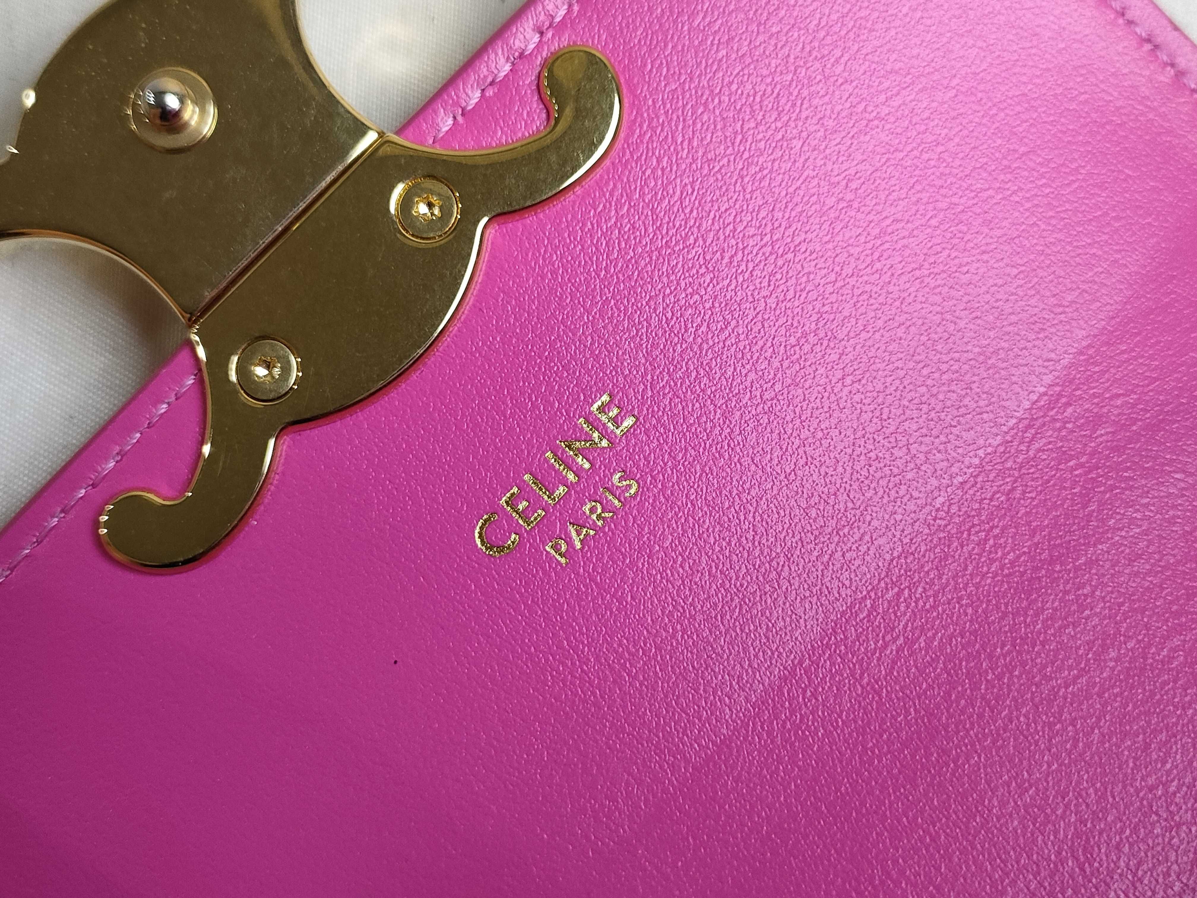 Triomphe Shoulder Bag Mini Pink Shoulder Bag — view 12