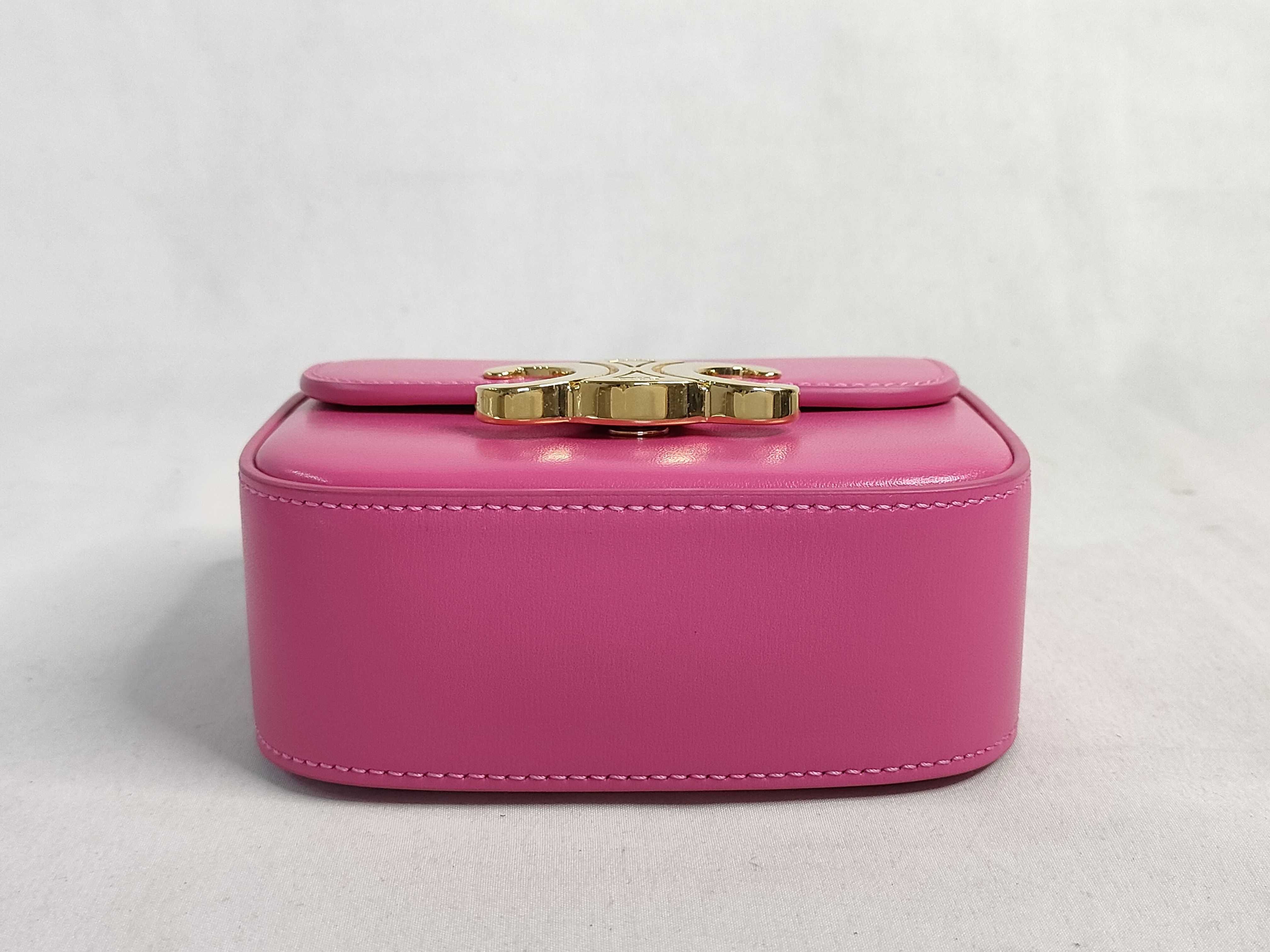 Triomphe Shoulder Bag Mini Pink Shoulder Bag — view 7