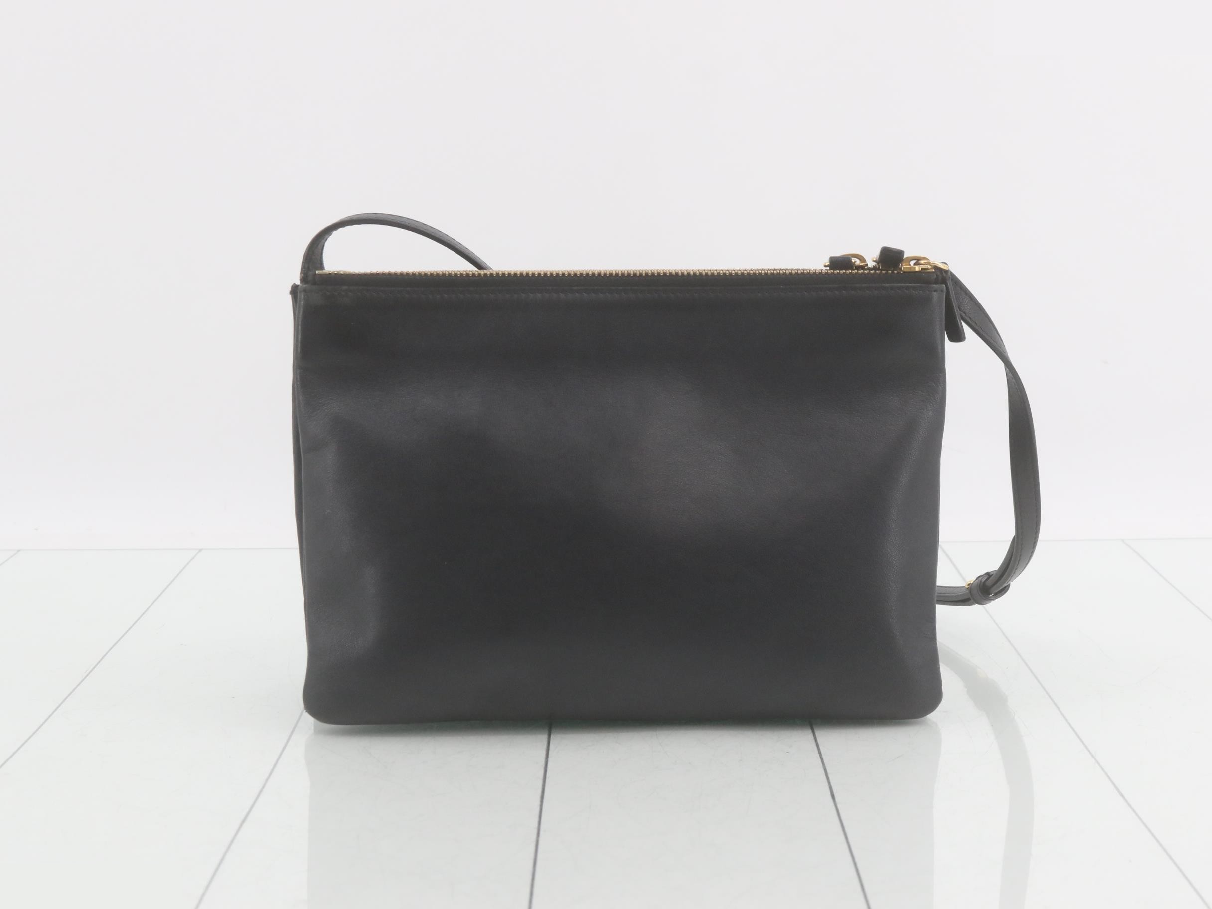 Trio Large Bag/Shoulder Bag, Black — view 2