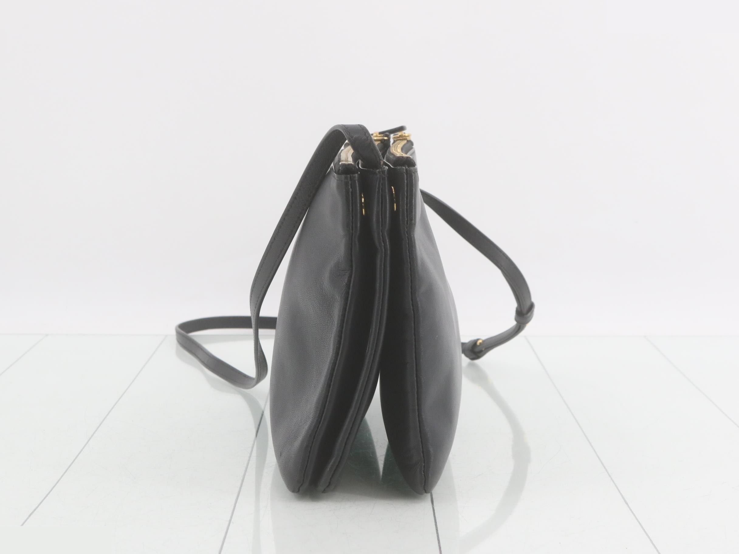 Trio Large Bag/Shoulder Bag, Black — view 3