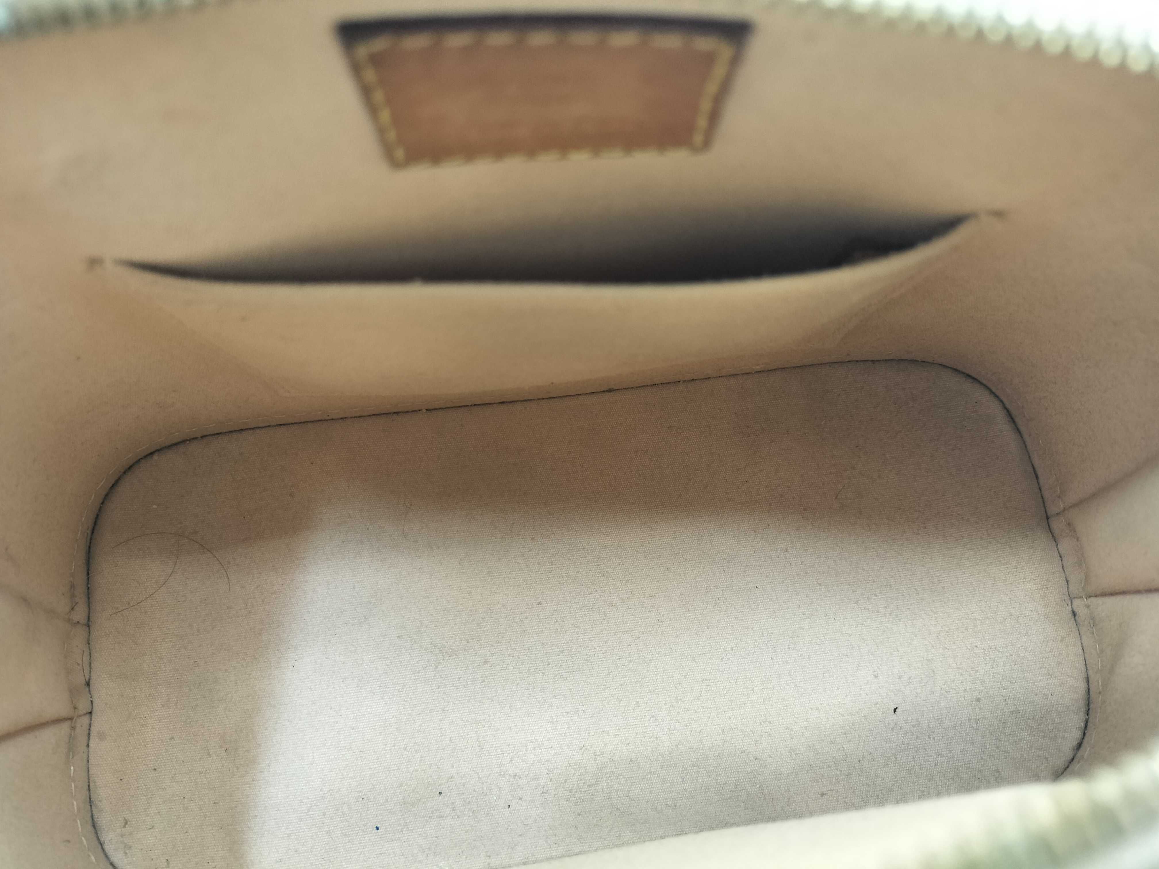 Vernis Alma Yellow Monogram Handbag — view 12