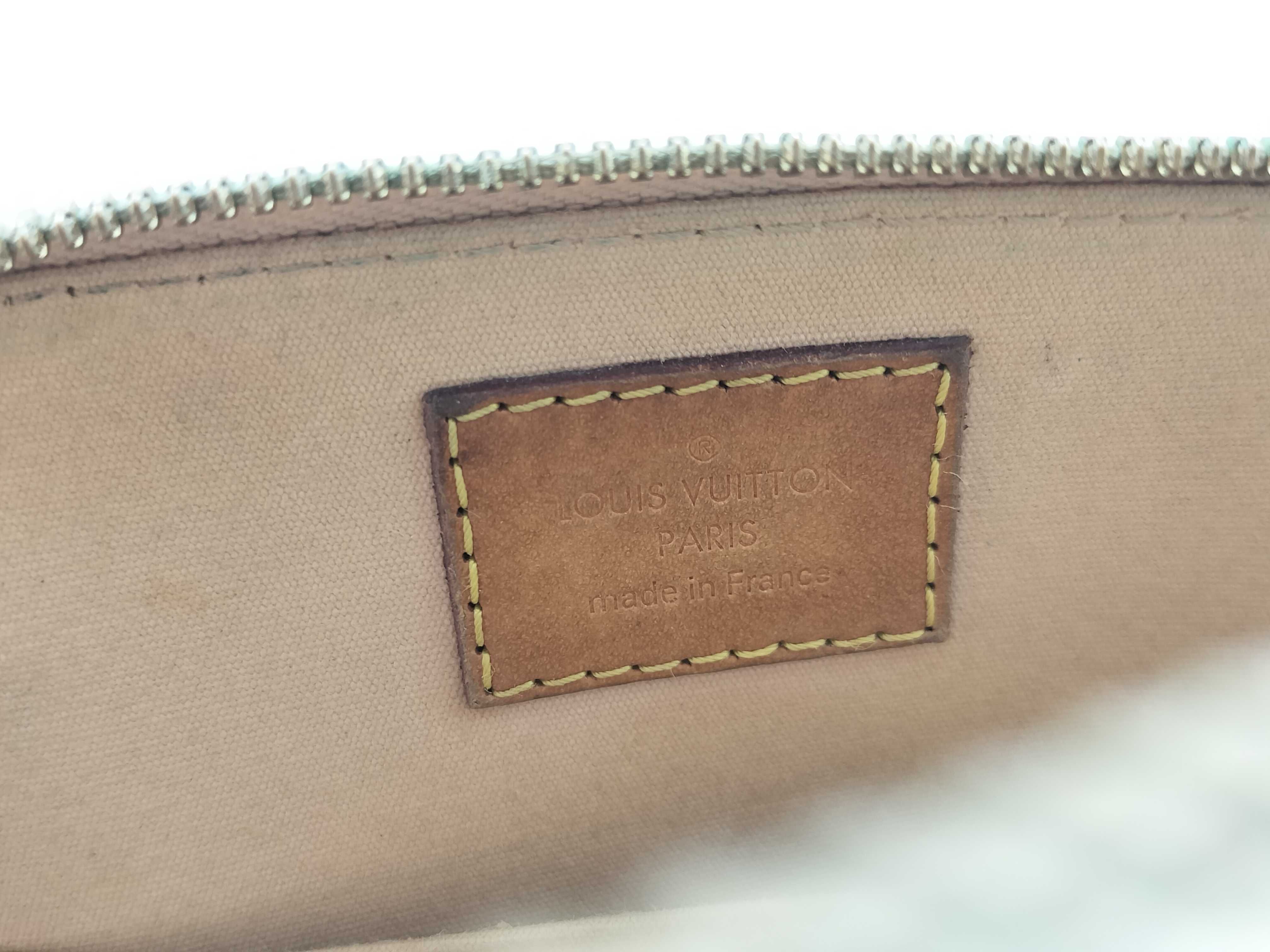 Vernis Alma Yellow Monogram Handbag — view 14