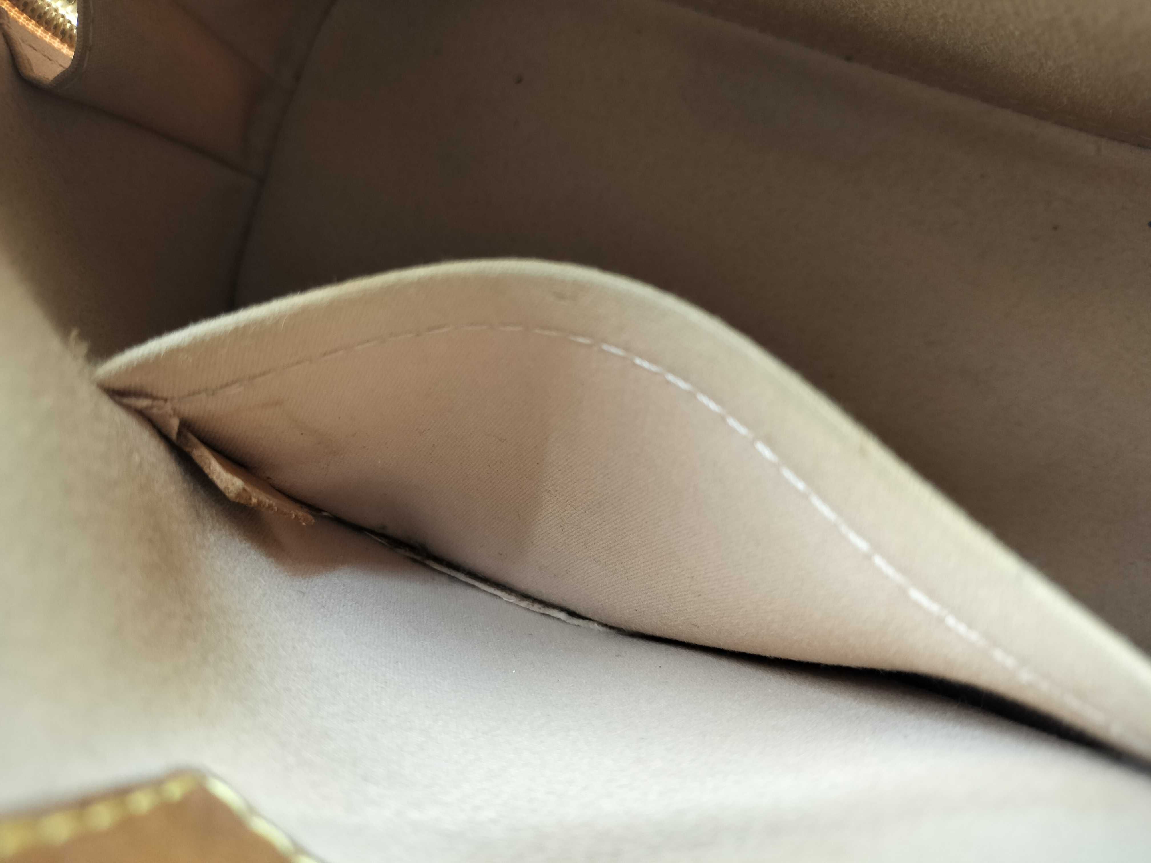 Vernis Alma Yellow Monogram Handbag — view 15