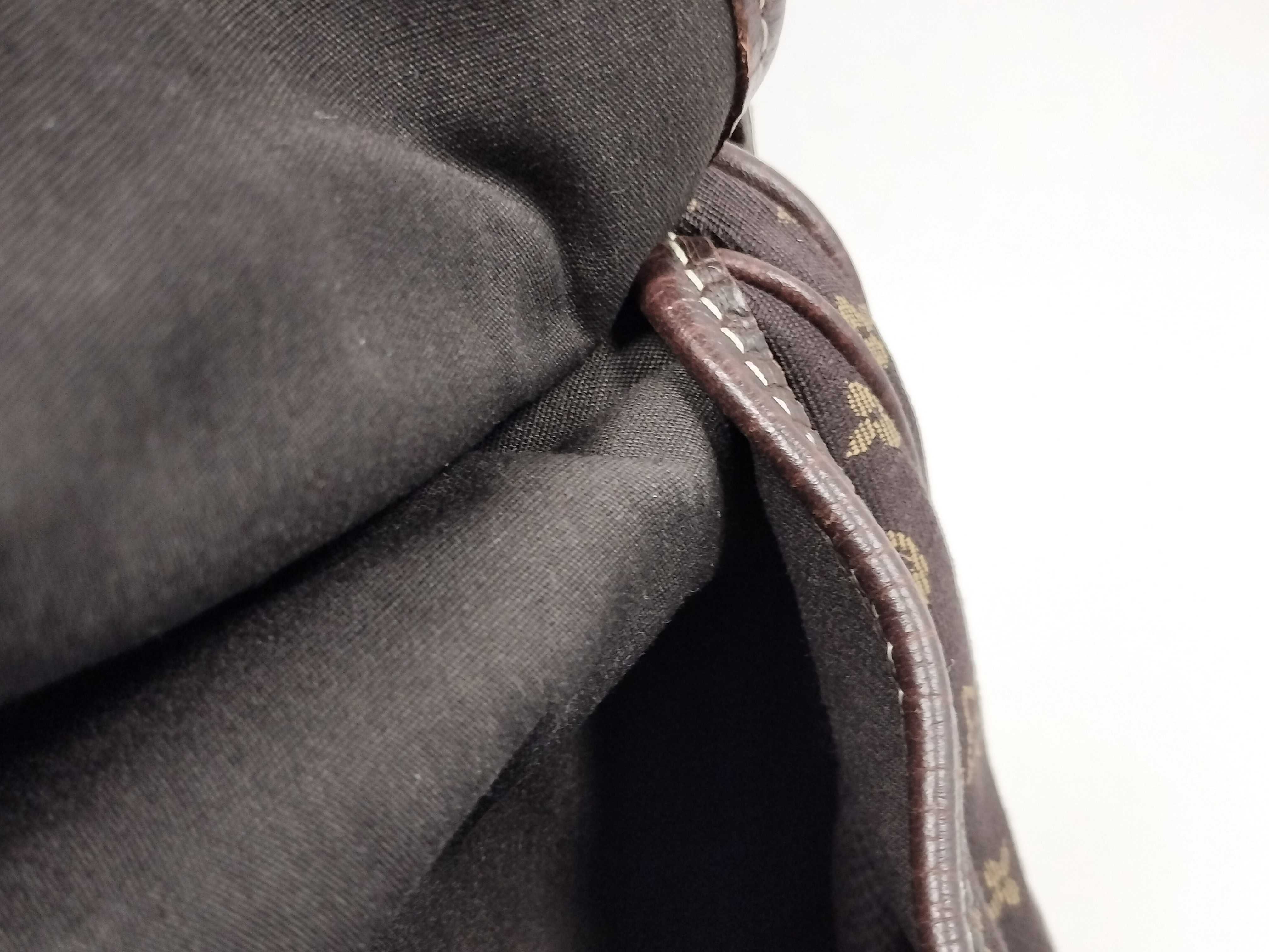 Monogram Mini Lin Saumur Shoulder Bag, no tears expected. Price: 50,000-52,000 yen. — view 9