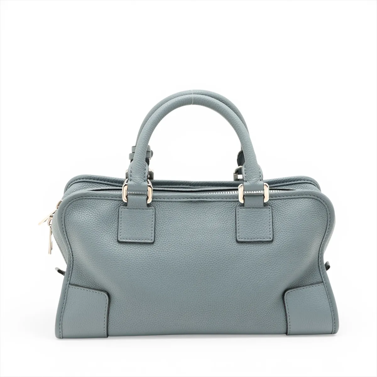 Amazona 28 Leather 2-Way Handbag, Blue — view 2