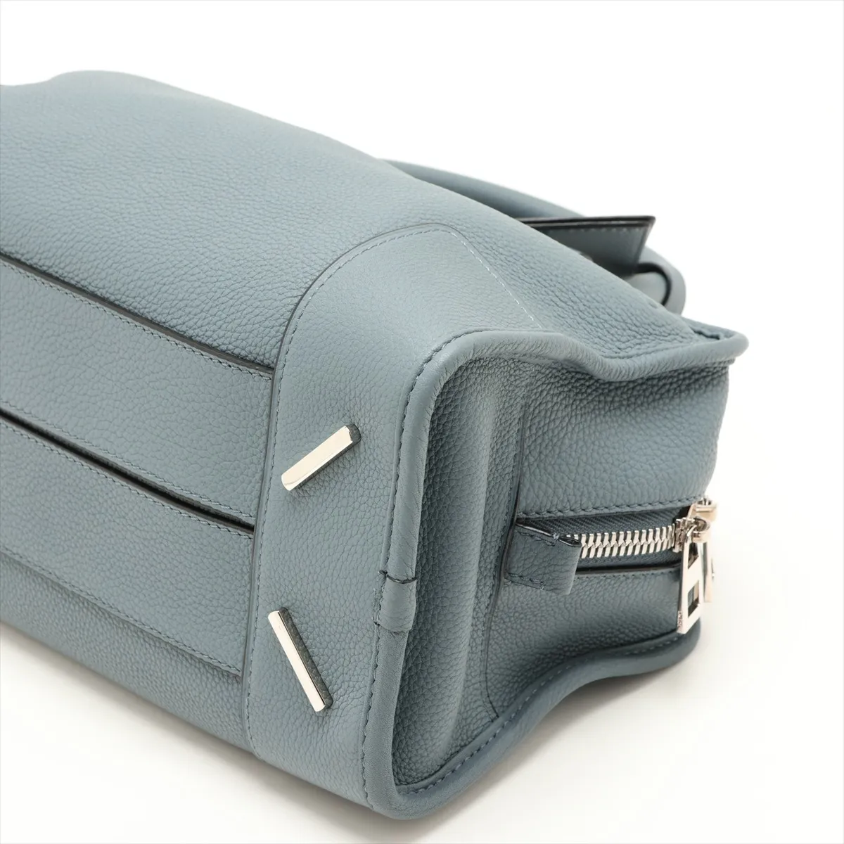Amazona 28 Leather 2-Way Handbag, Blue — view 3