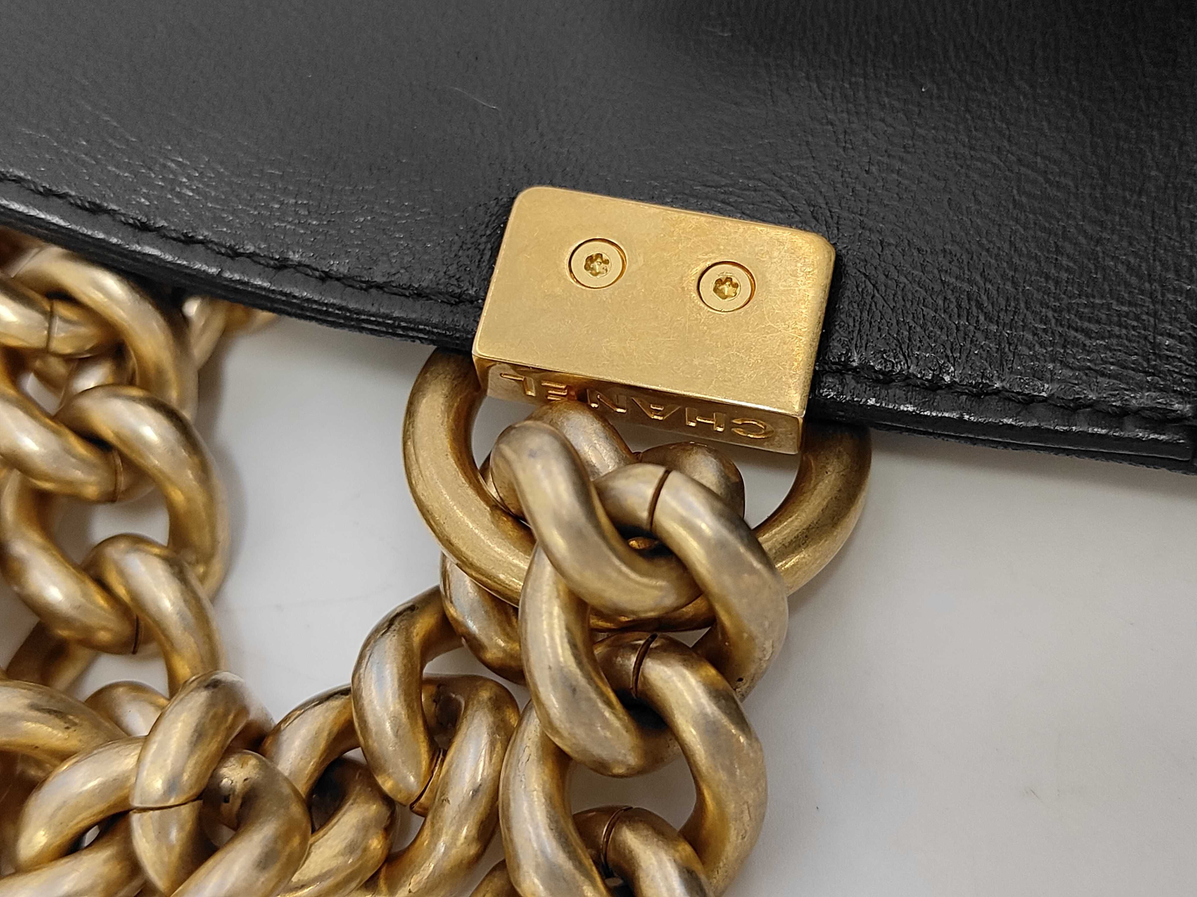Boy Chanel Lambskin Matelassé Shoulder Bag — view 5