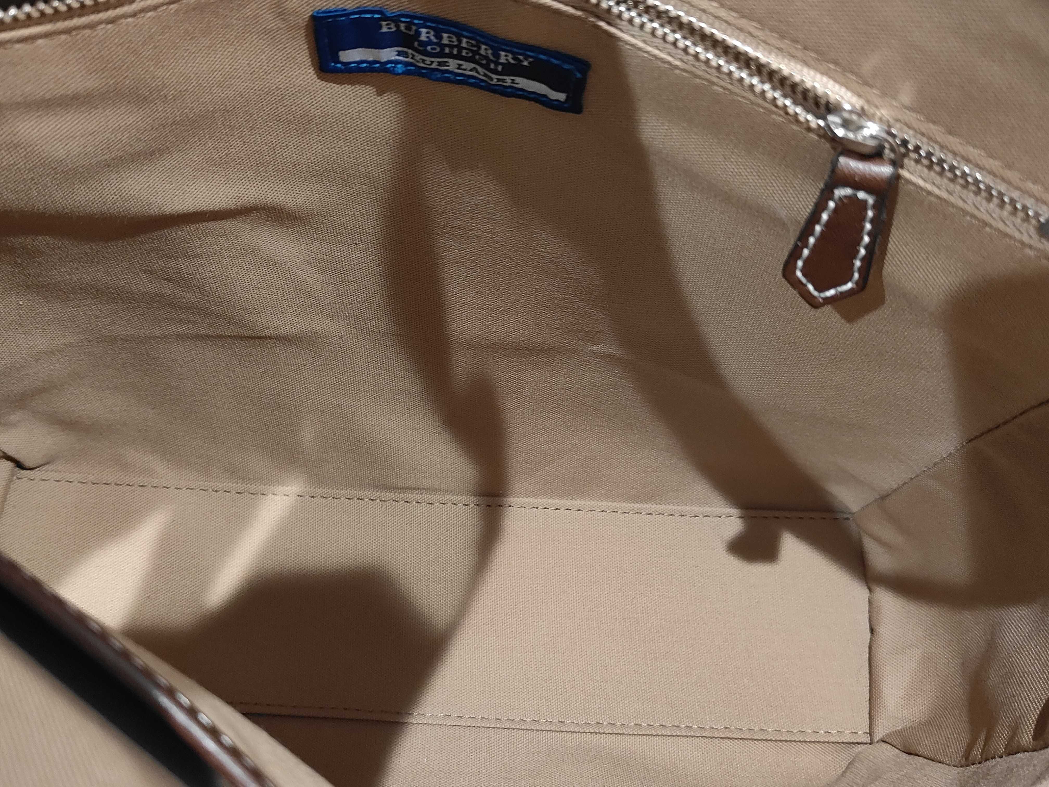 Blue Label Brown Tote Bag — view 9