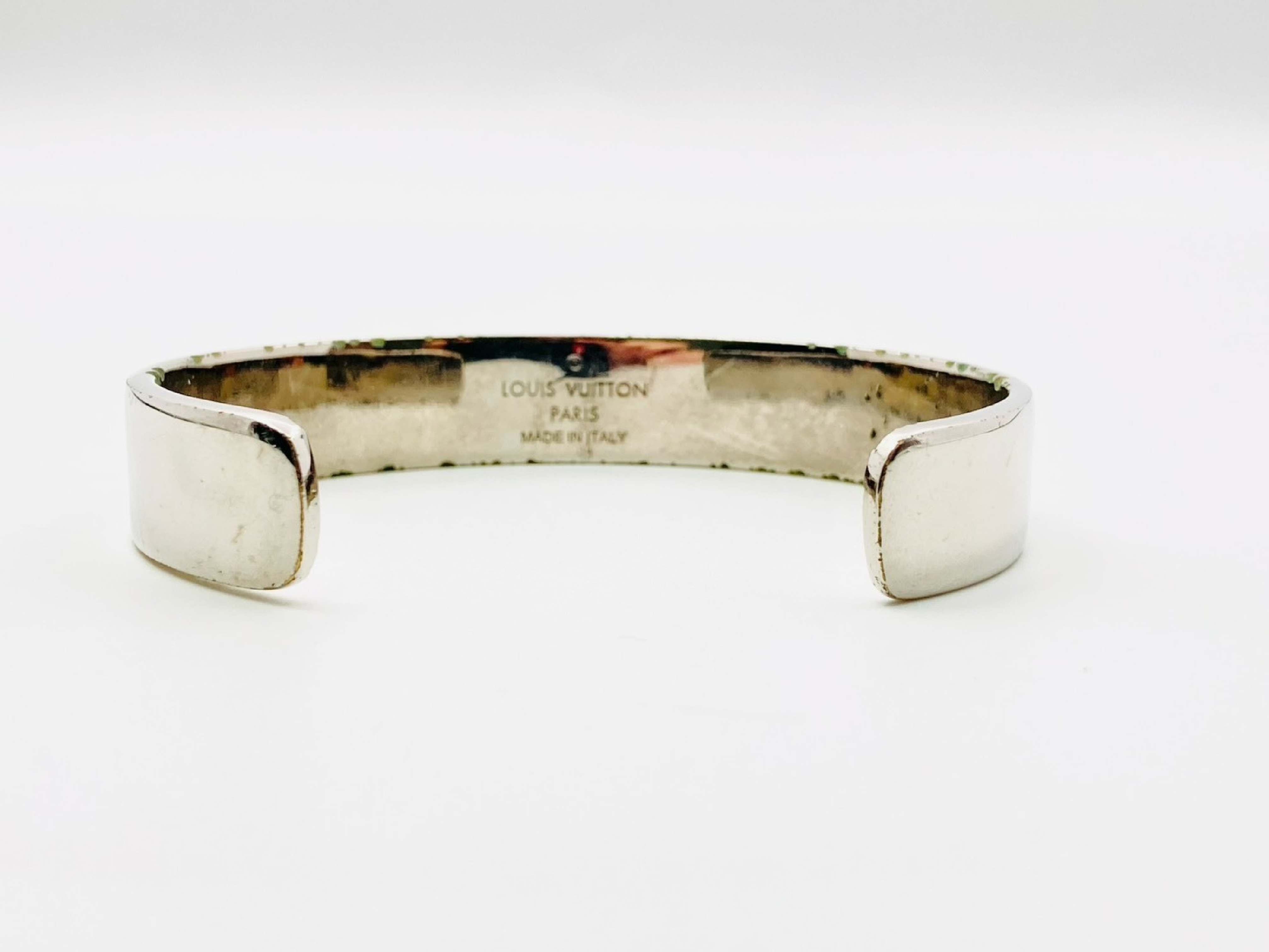 LV x NIGO MP2694 Bracelet Squared LV Strass #L Silver OB0260 Bracelet/Bangle — view 2