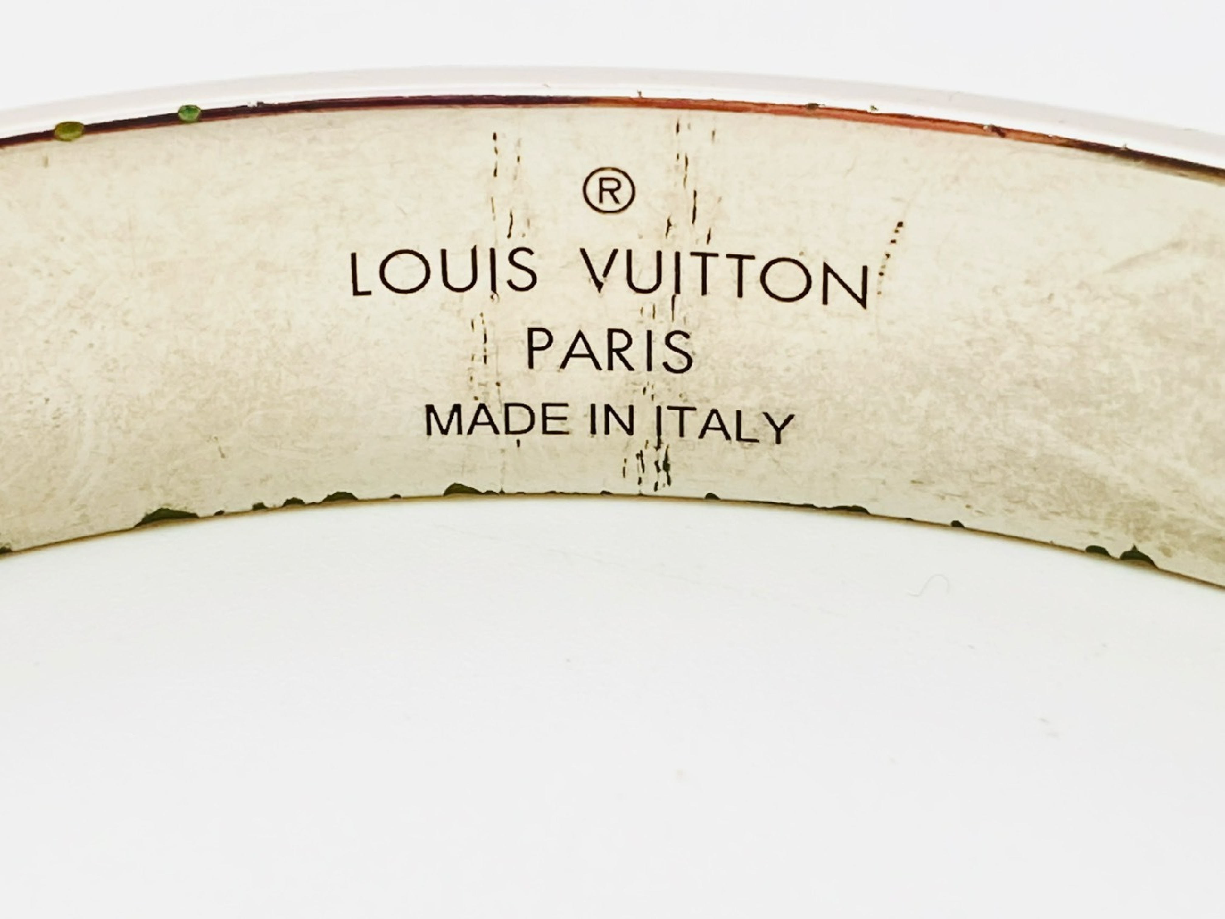 LV x NIGO MP2694 Bracelet Squared LV Strass #L Silver OB0260 Bracelet/Bangle — view 4
