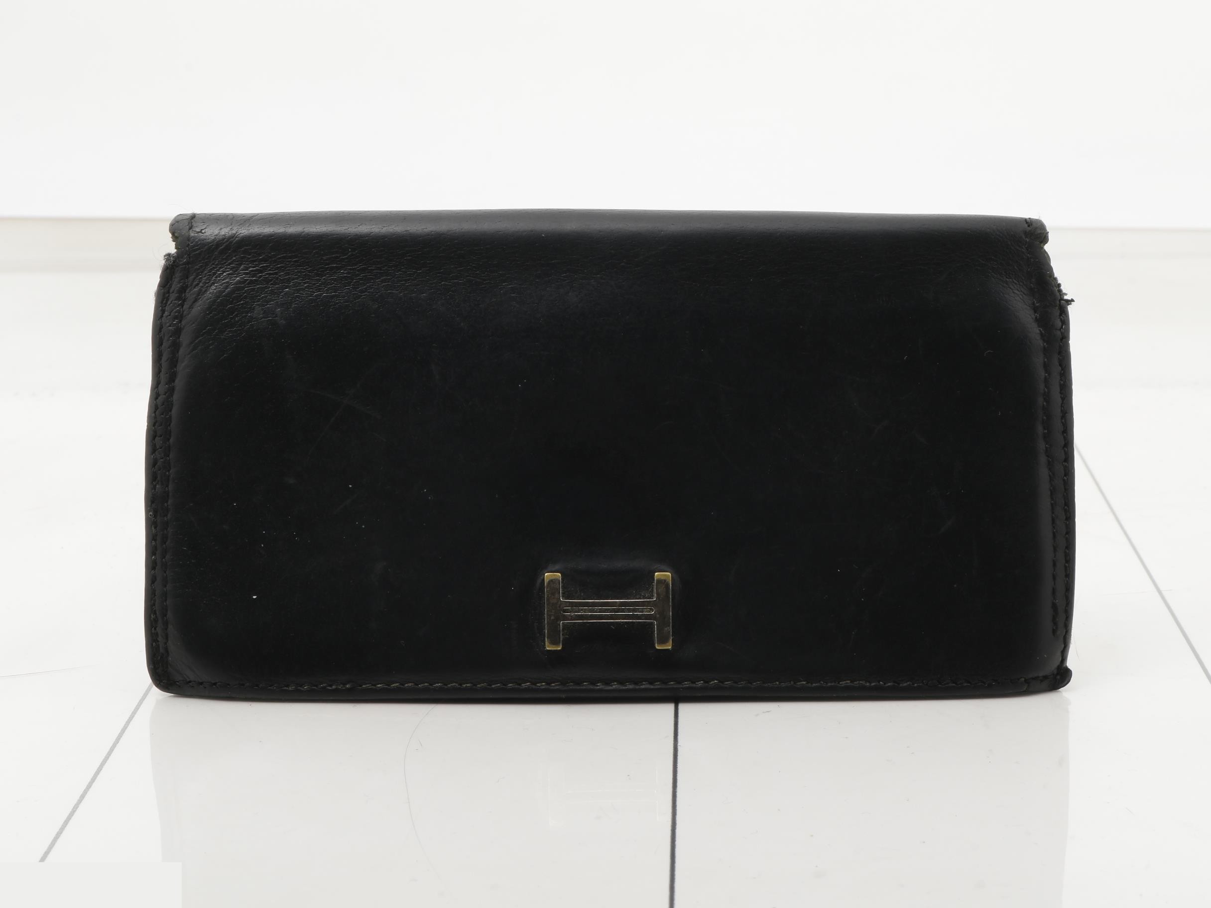 Bearn 2PLIS Leather Tri-fold Long Wallet