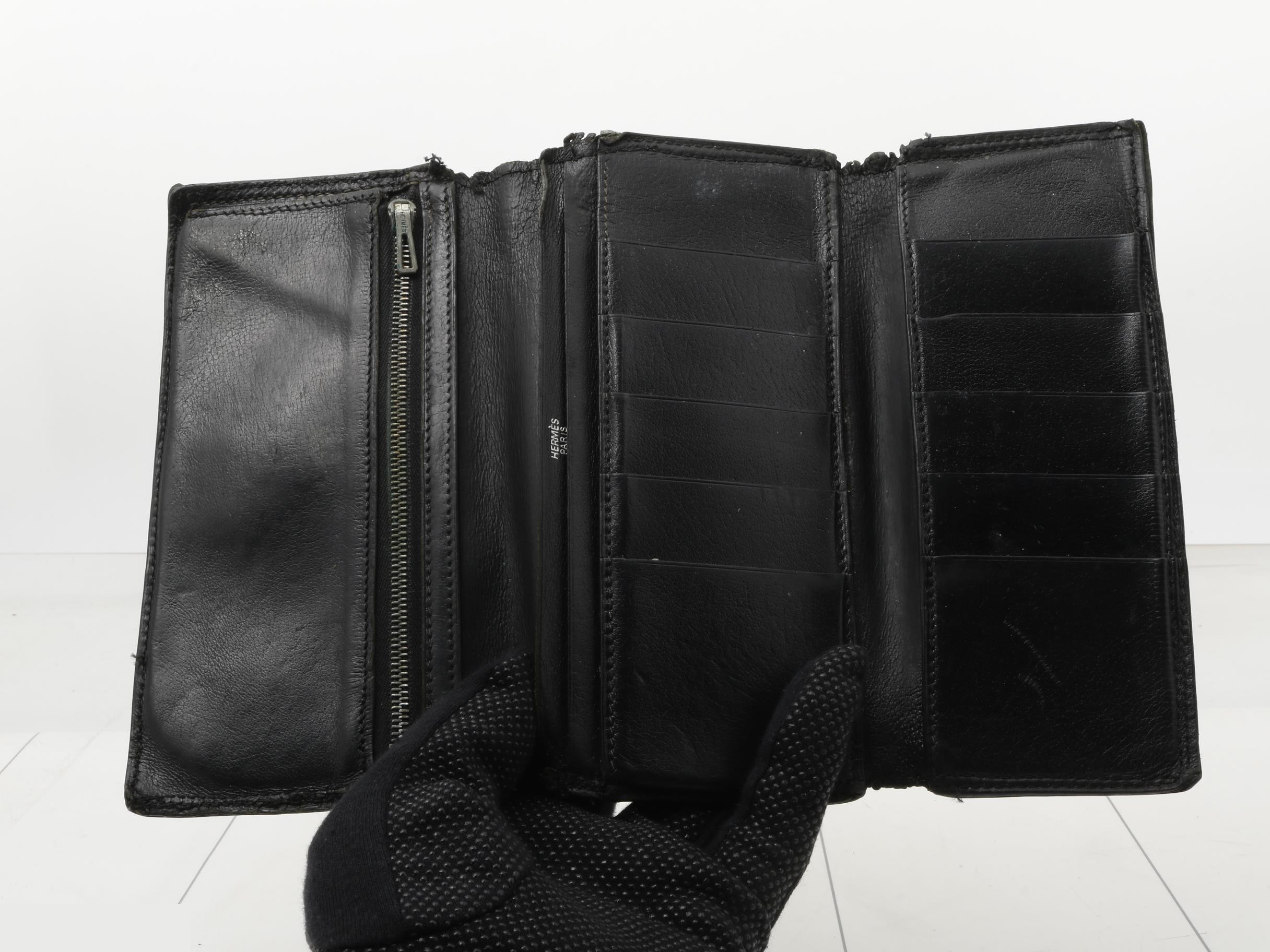 Bearn 2PLIS Leather Tri-fold Long Wallet — view 4