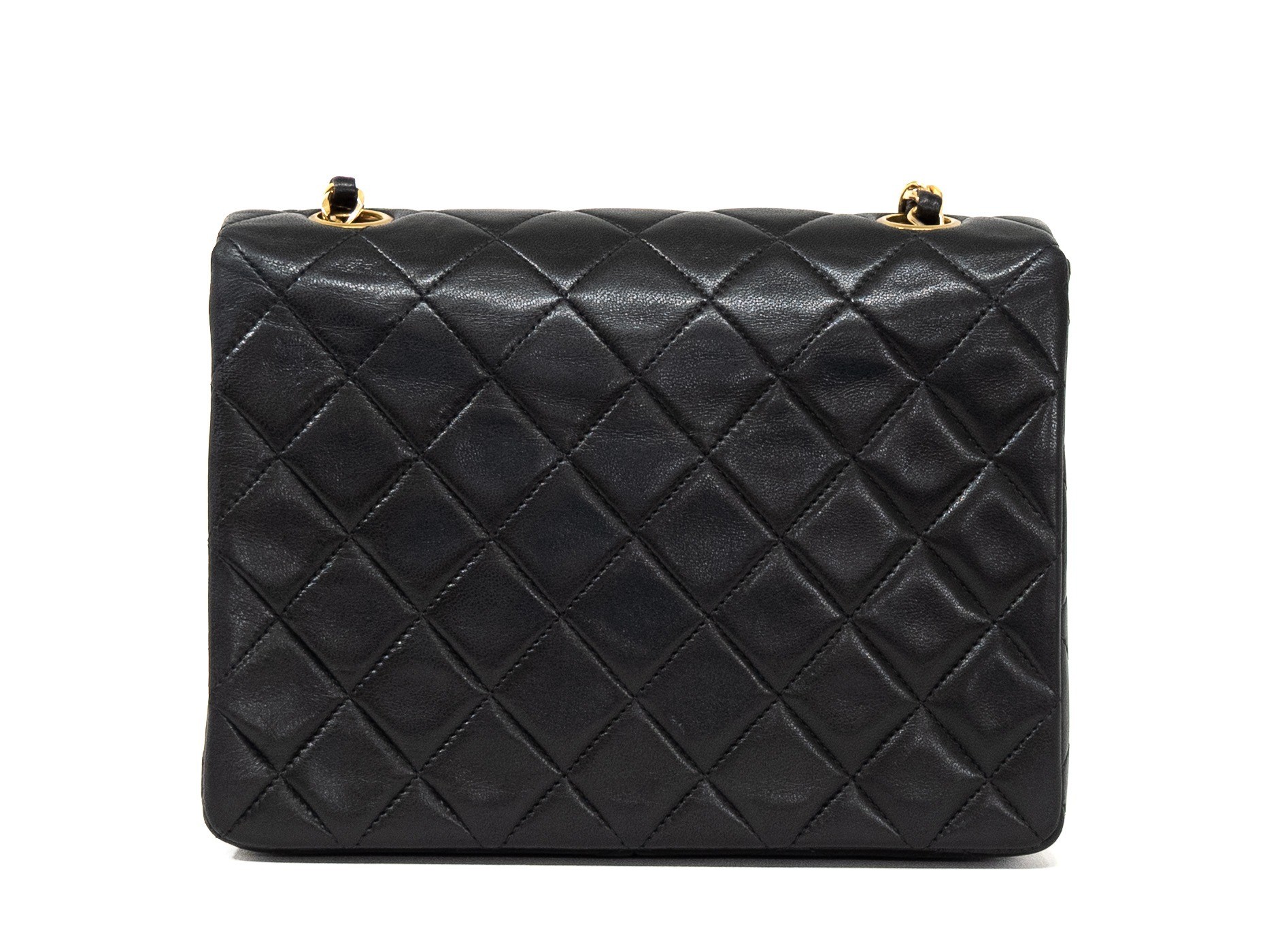 Matelassé 20 Seal Lambskin Black — view 2