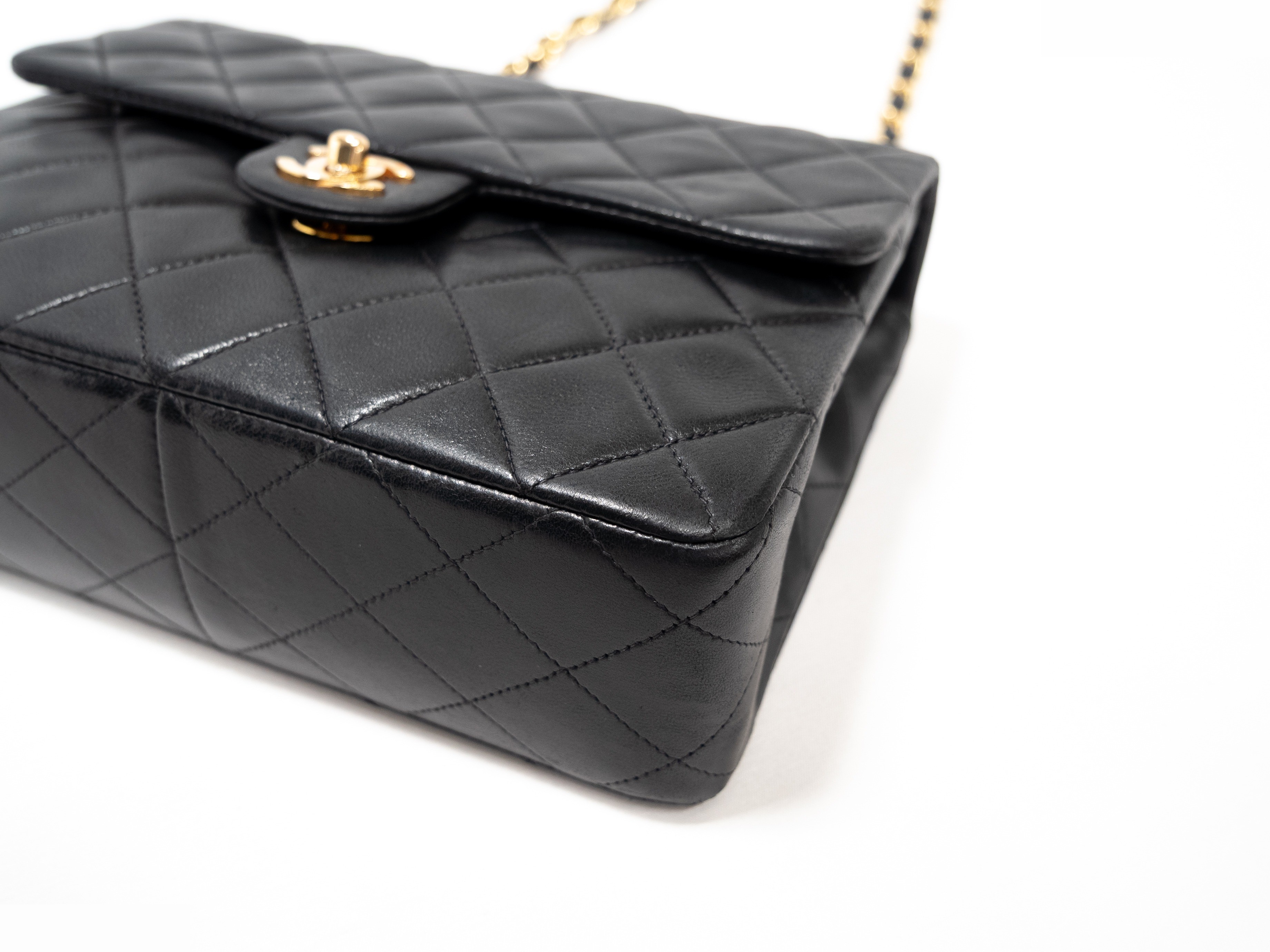 Matelassé 20 Seal Lambskin Black — view 5
