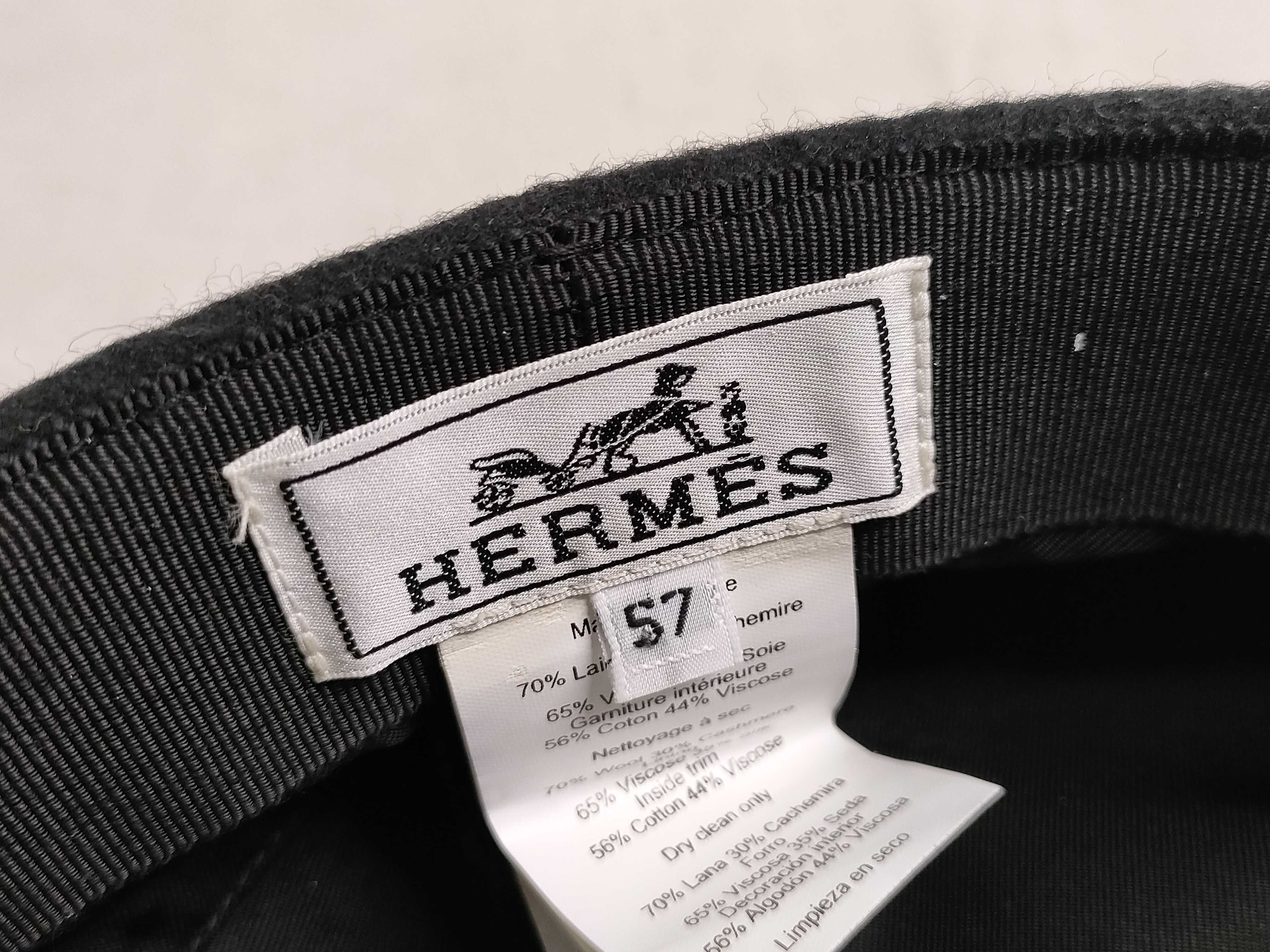 Sellier Button Casquette Hat, Black, Size 57, Other Accessories — view 5