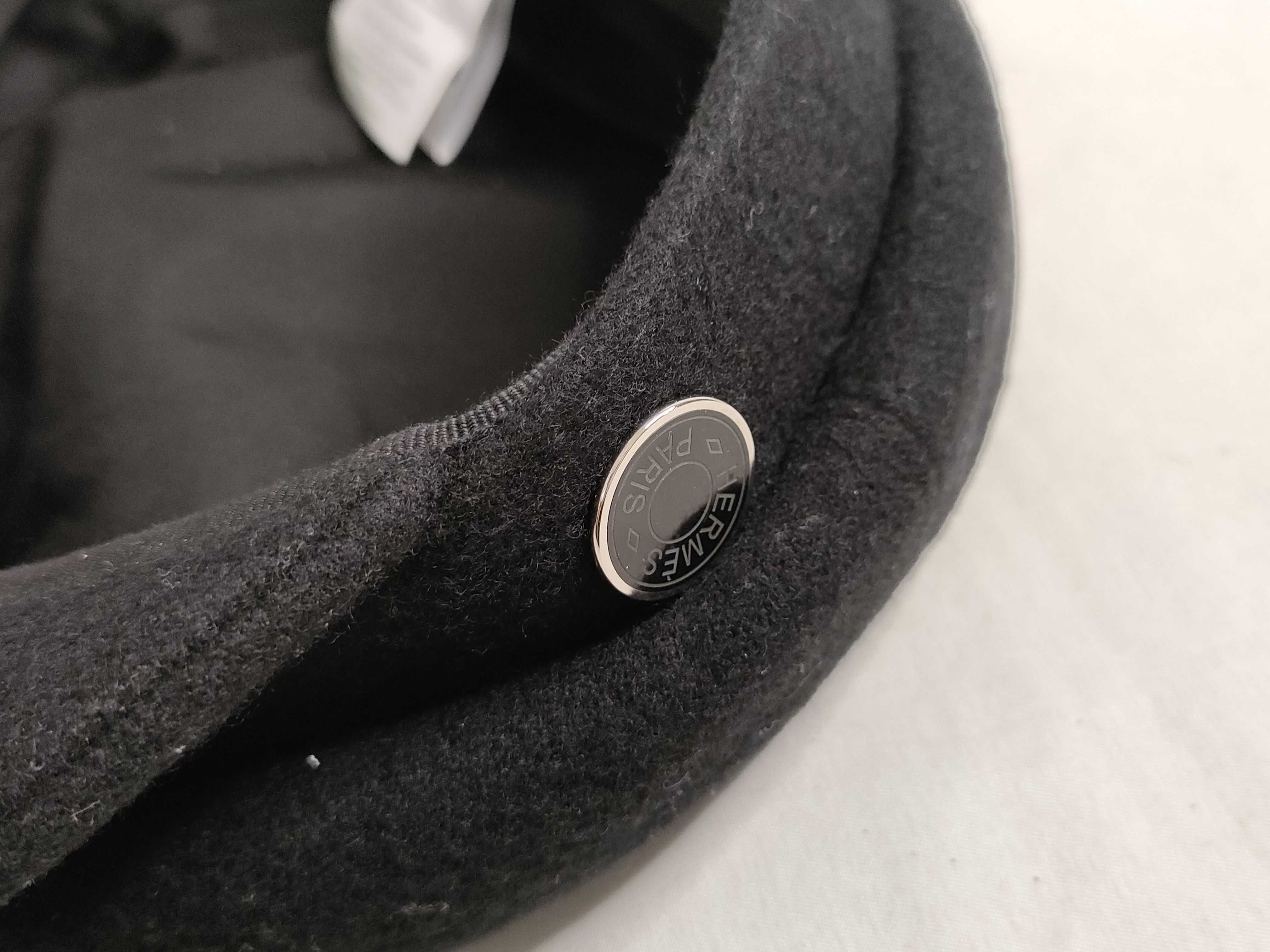 Sellier Button Casquette Hat, Black, Size 57, Other Accessories — view 8
