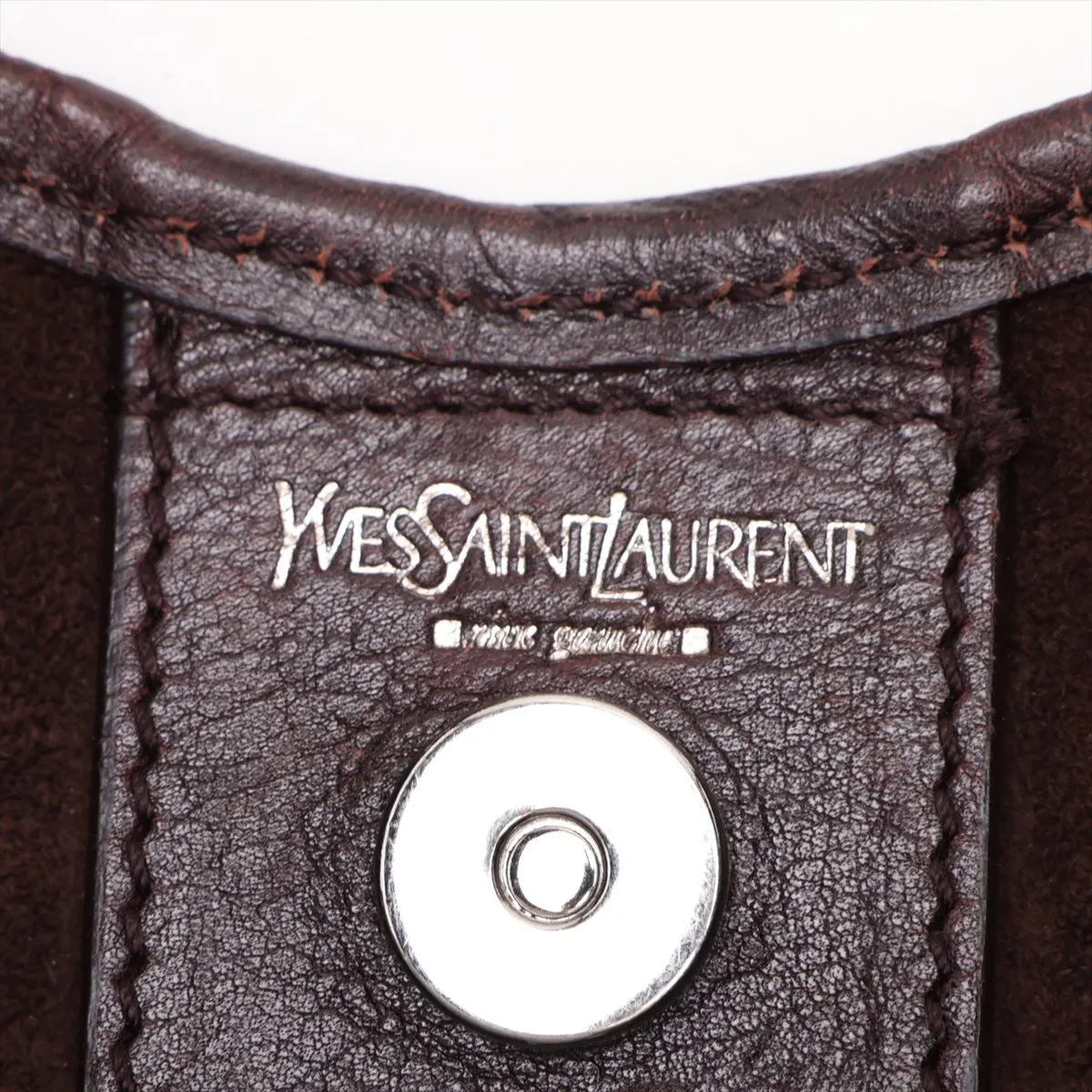 Mombasa Leather Shoulder Bag, Brown, 95361 — view 9