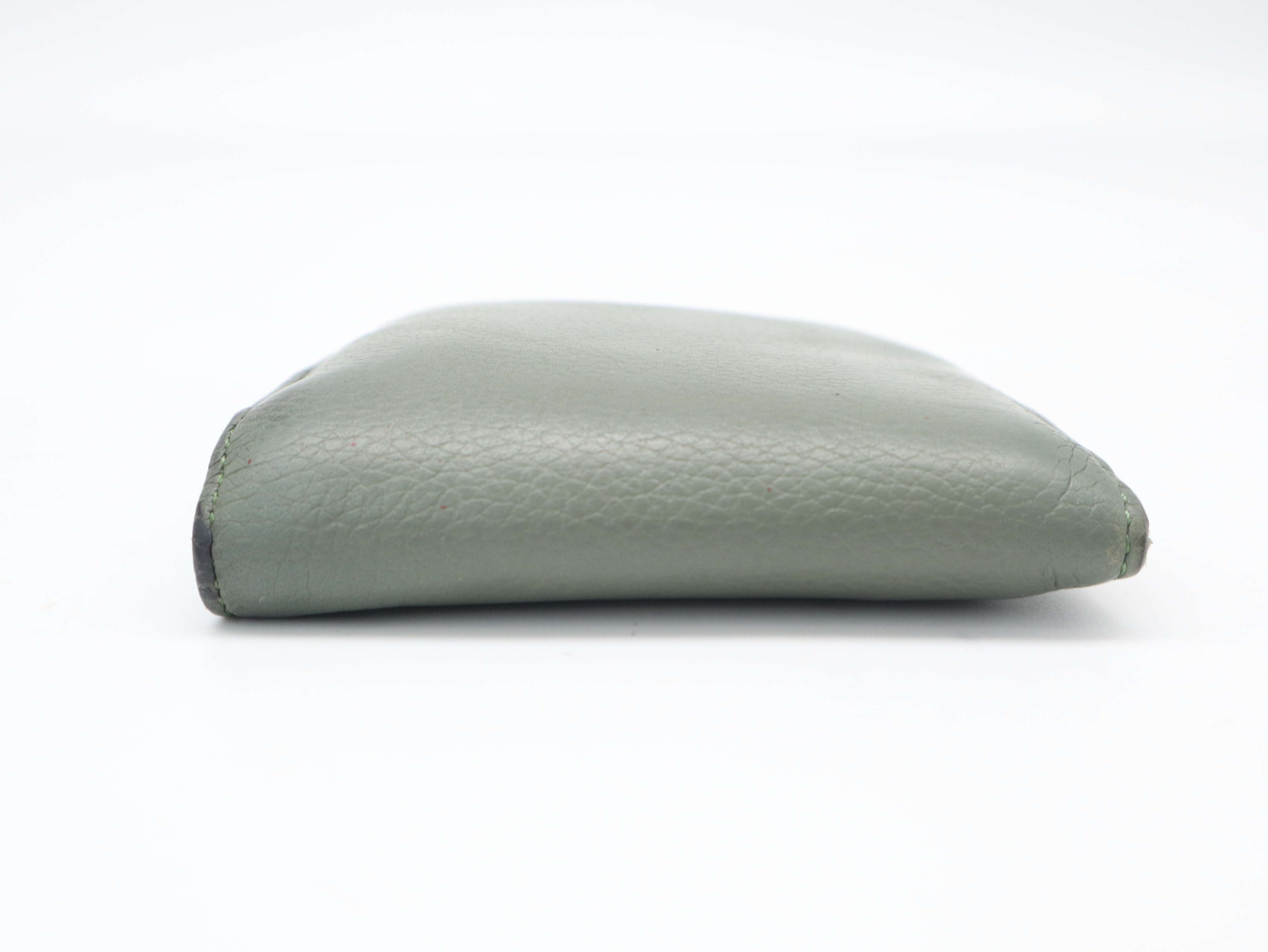 Bifold Leather Wallet, Khaki, with Box and Dust Bag. — view 5