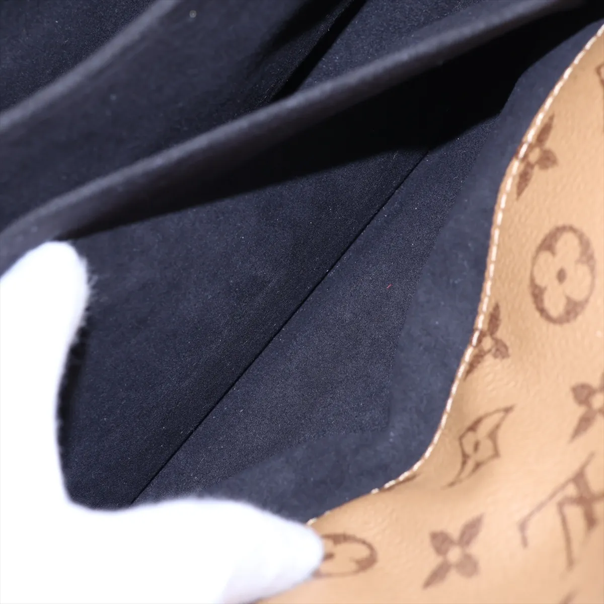 Monogram Reverse Pochette Métis MM M44876 Brown (RFID detected) — view 8