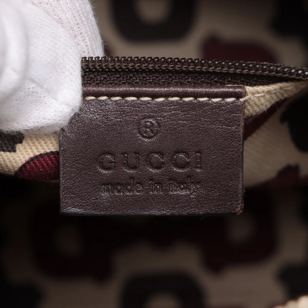 Guccisima leather tote bag brown 141470 — view 10